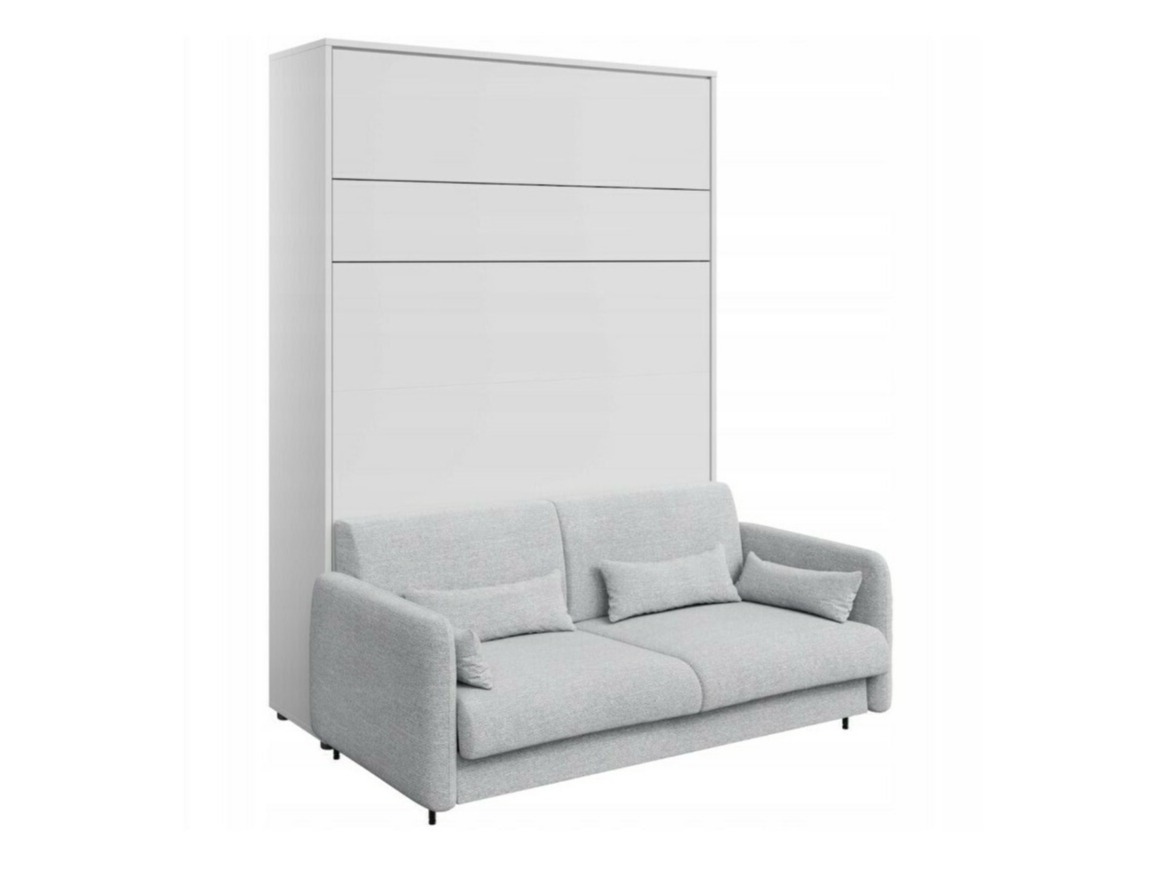 Cama rebatível Concept Pro Lenart VII (Branco + Cinzento)