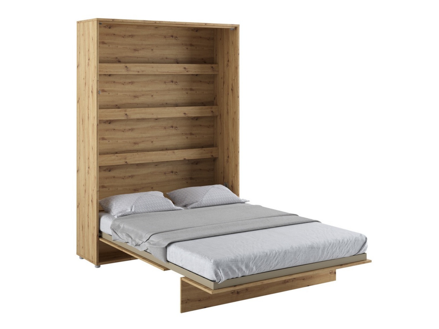 Cama rebatível Concept Pro Lenart VII (Carvalho Artisan + Bege)