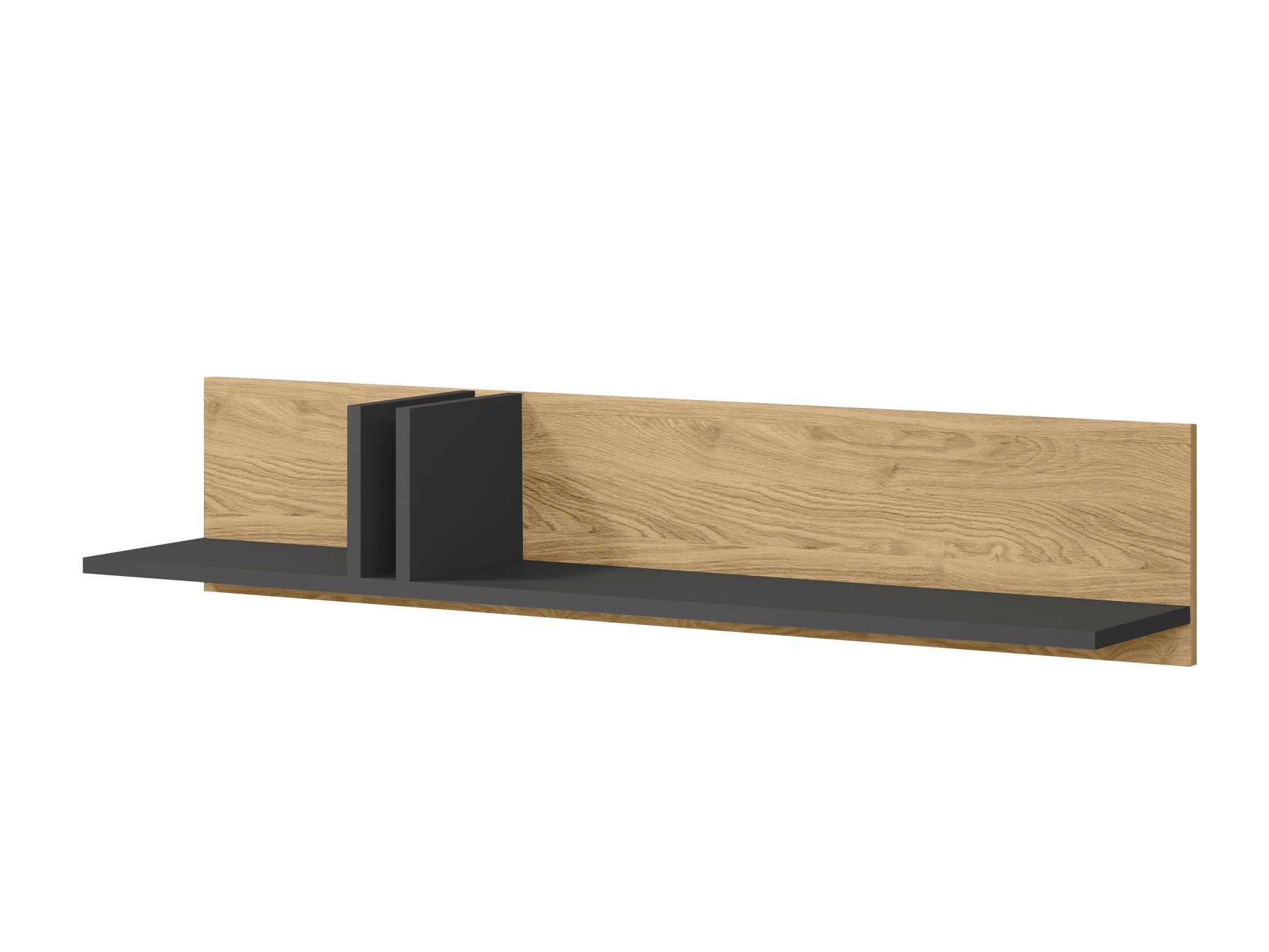 Estante de parede Levali 114 (Carvalho)