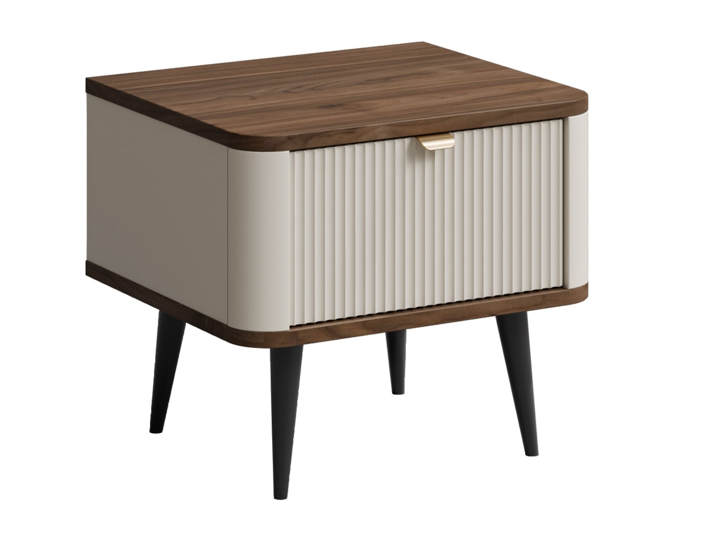 Mesa de cabeceira Lufela 116 (Caxemira + Nogueira)