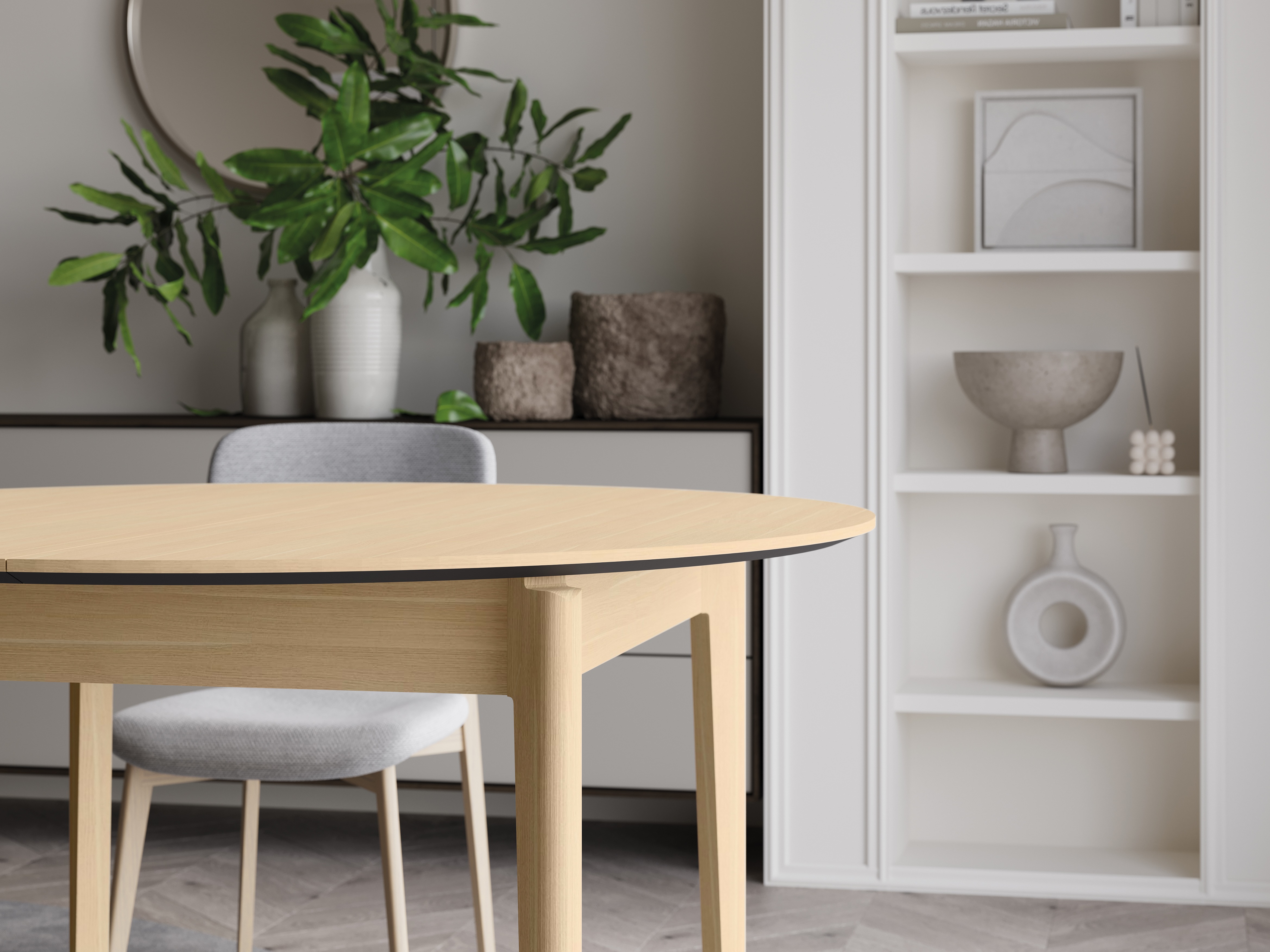 Mesa Fresno 180 (Carvalho claro)