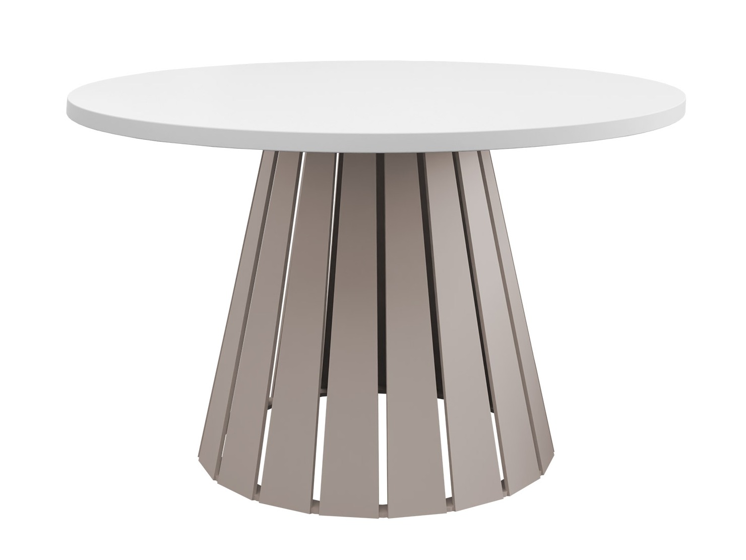 Mesa de centro Oswego 134 (Caxemira + Branco)