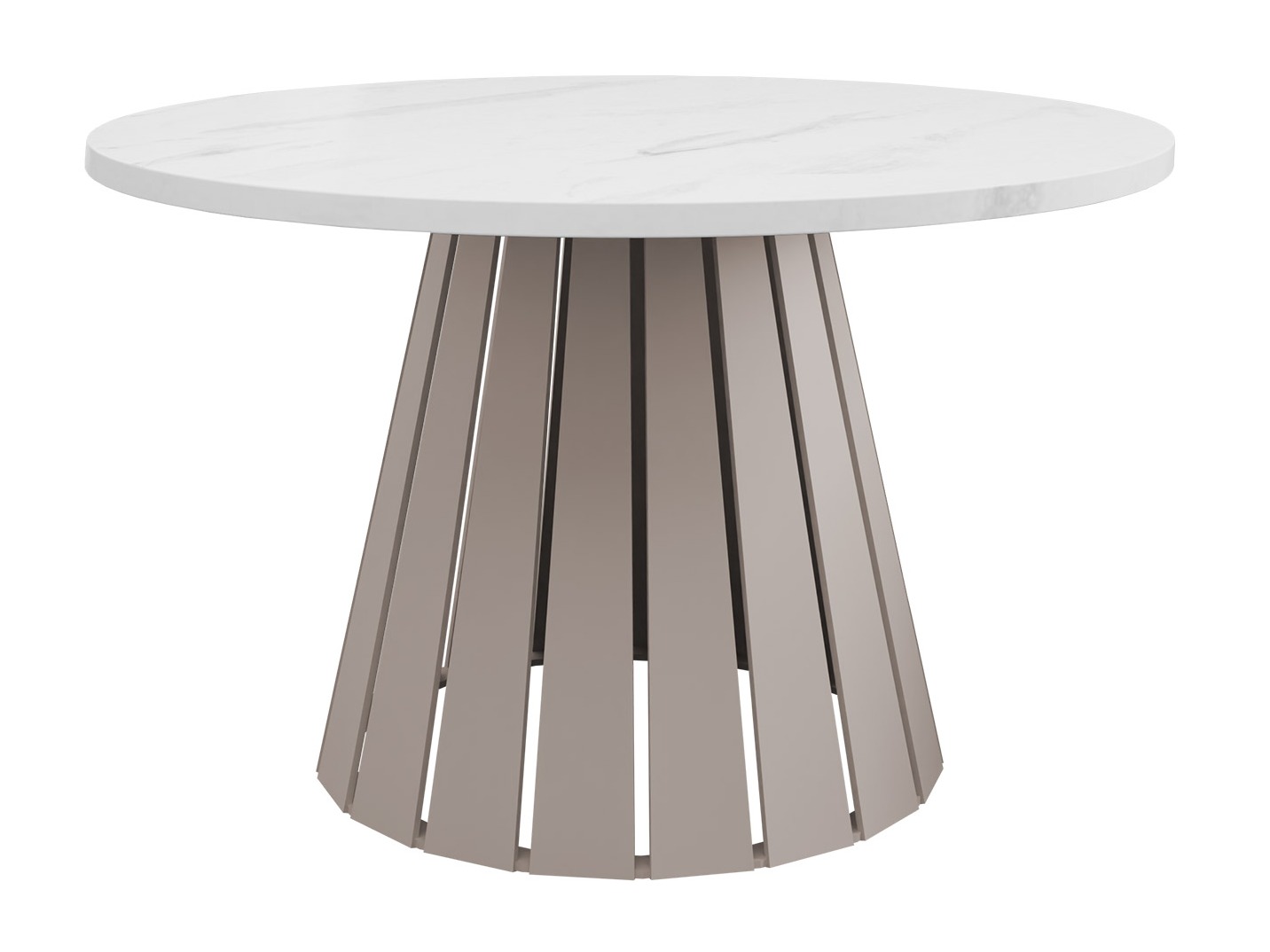 Mesa de centro Oswego 134 (Caxemira + Marmore branco)