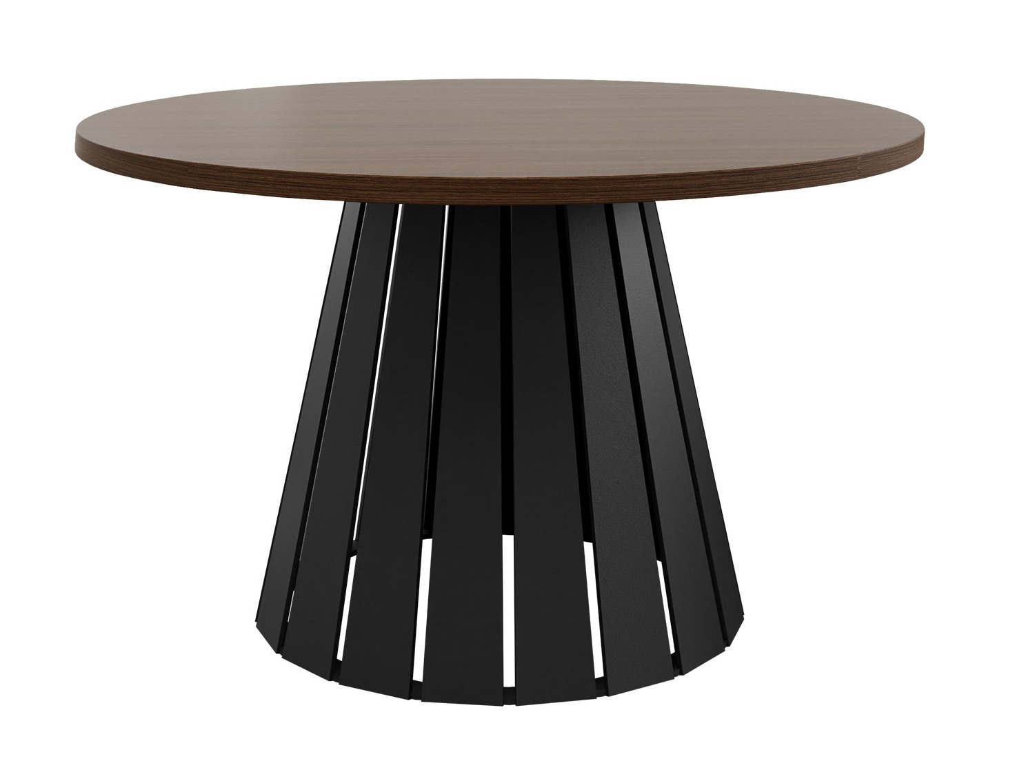 Mesa de centro Oswego 134 (Preto + Noz)