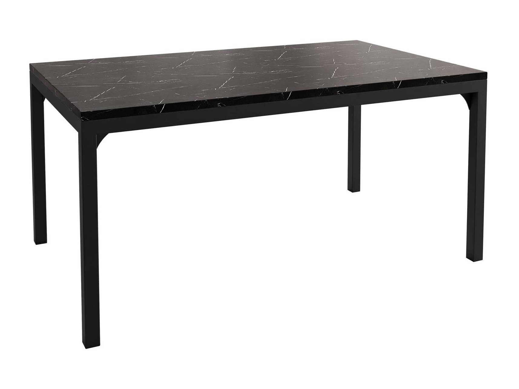 Mesa de centro Oswego 138 (Mármore preto + Preto)