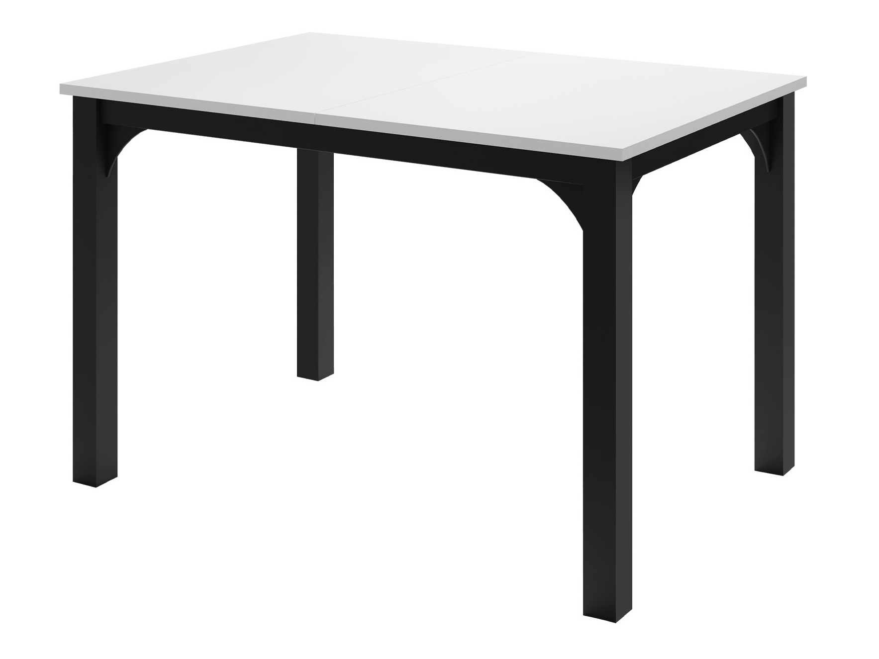 Mesa Oswego 135 (Branco + Preto)