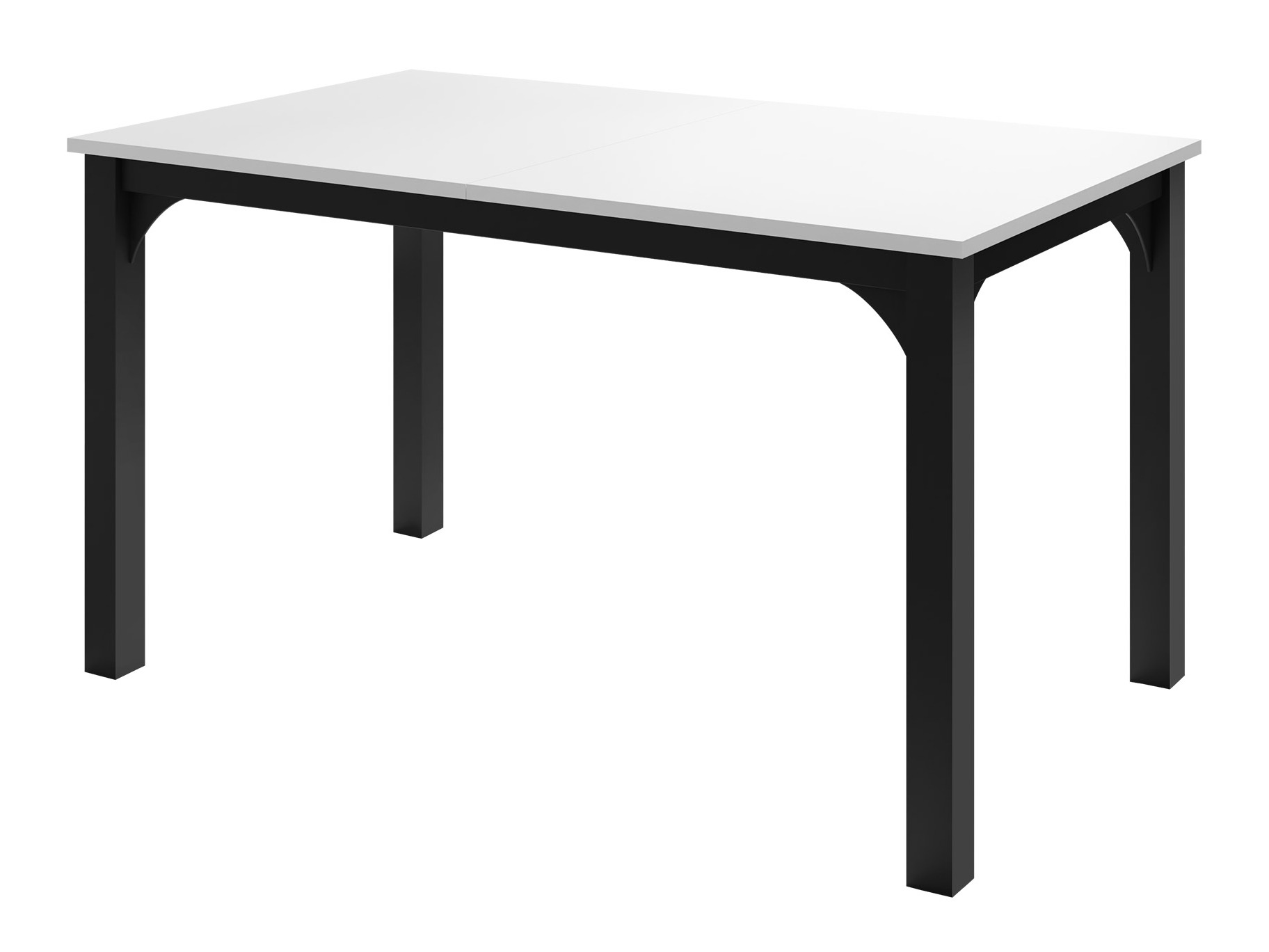 Mesa Oswego 136 (Branco + Preto)