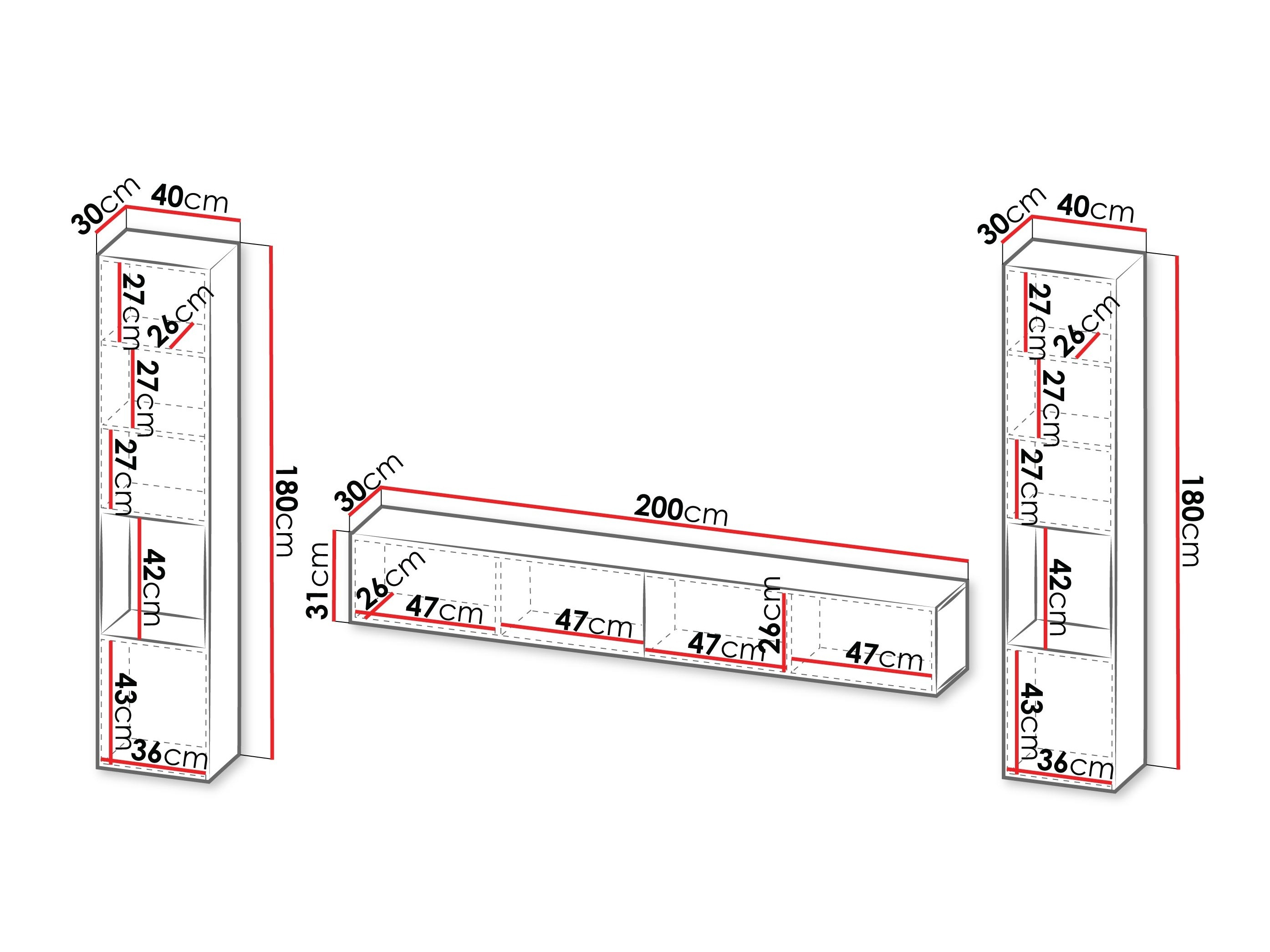 Conjunto para sala de estar Species III (Caxemira)