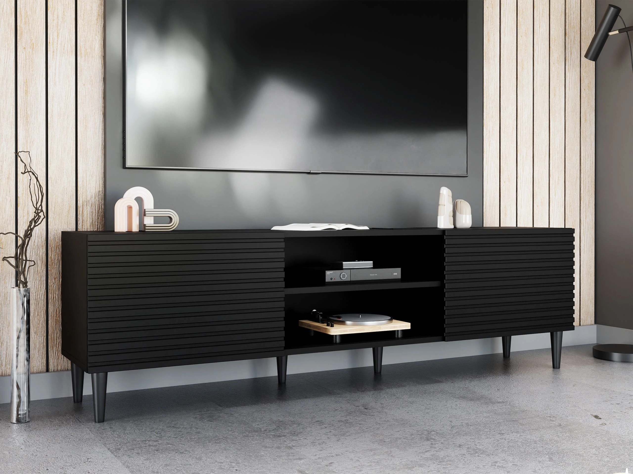 Móvel de TV Comfivo Mavmono 106 (Preto)