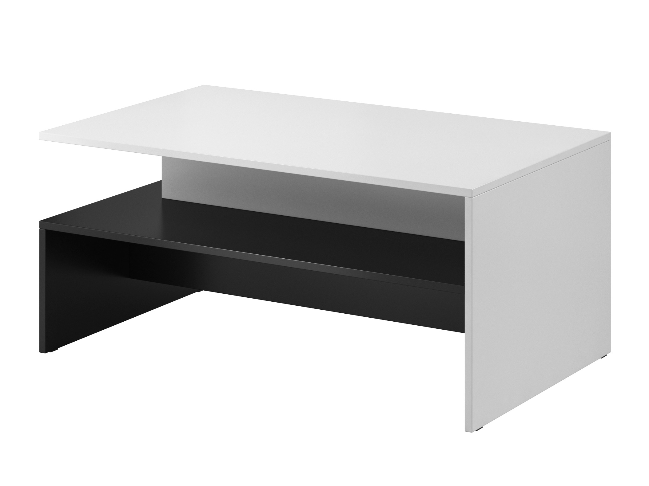 Mesa de centro Serodeu 103 (Branco + Preto)