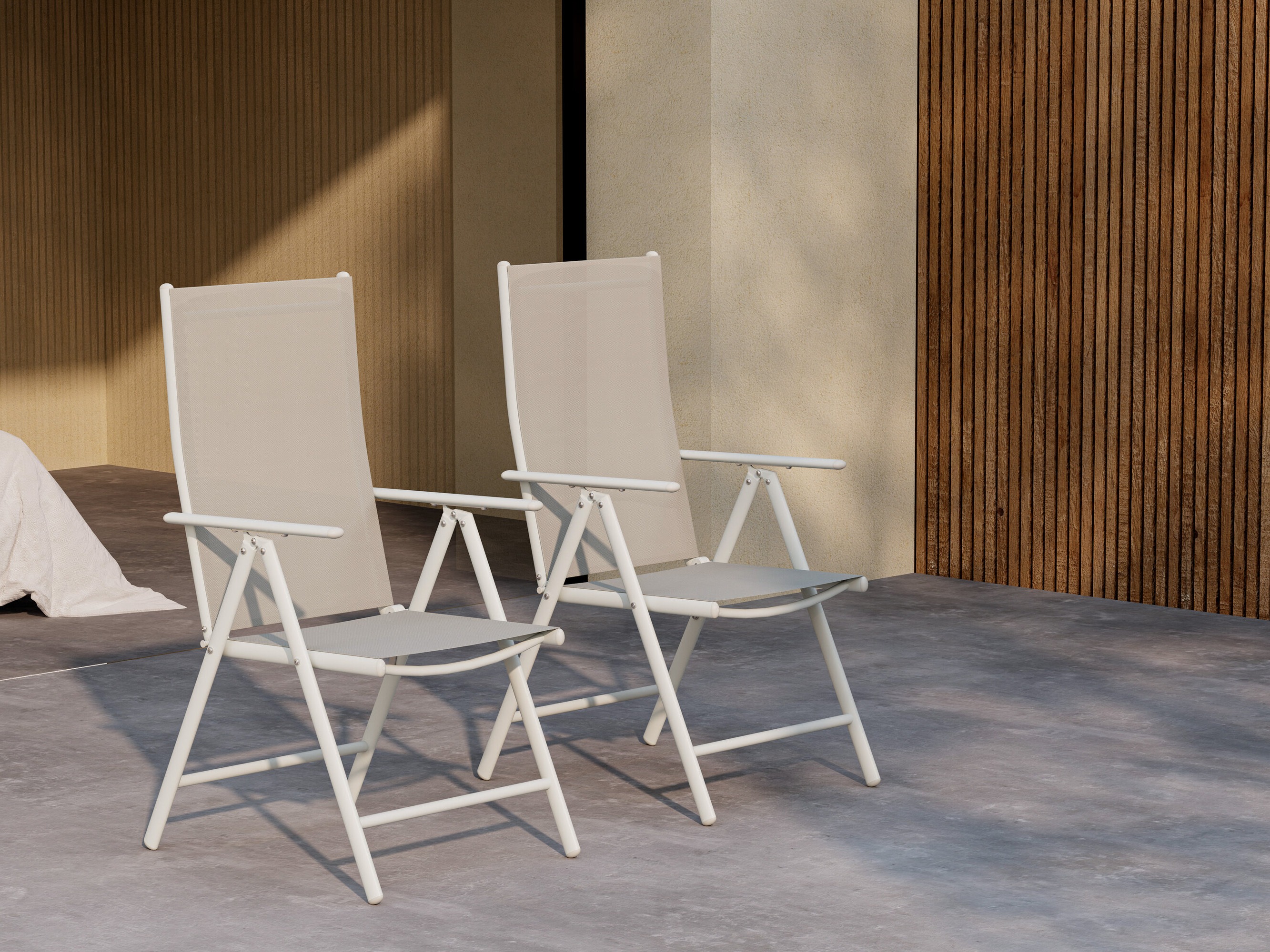 Cadeira de exterior Dallas 740 (Bege)