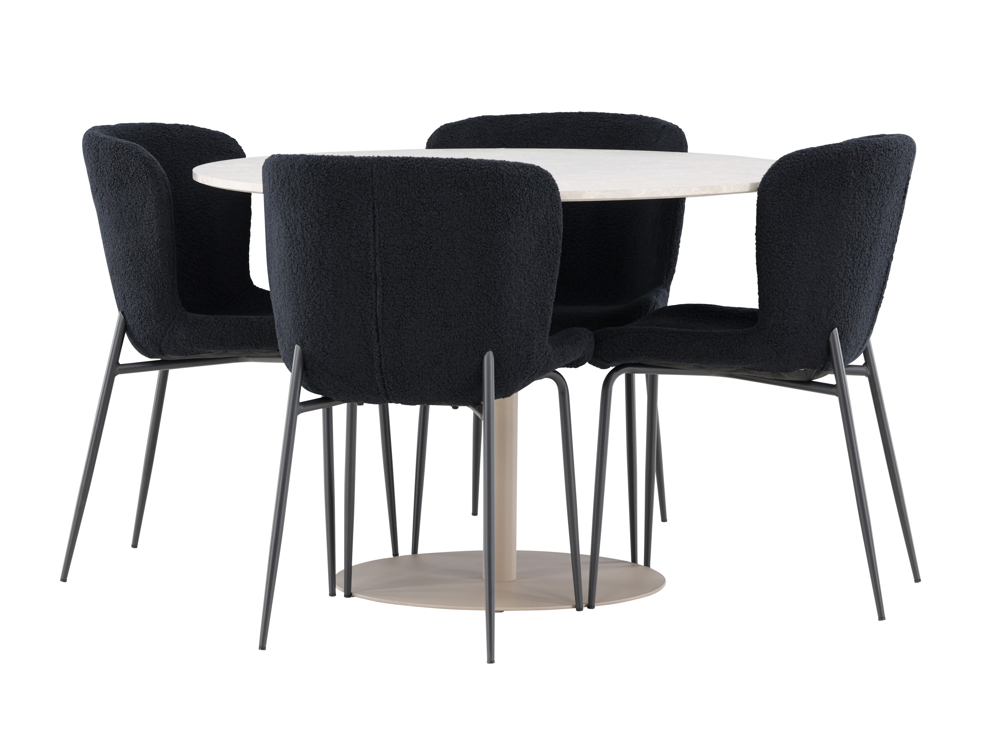 Conjunto para refeições Dallas 4863 (Preto)