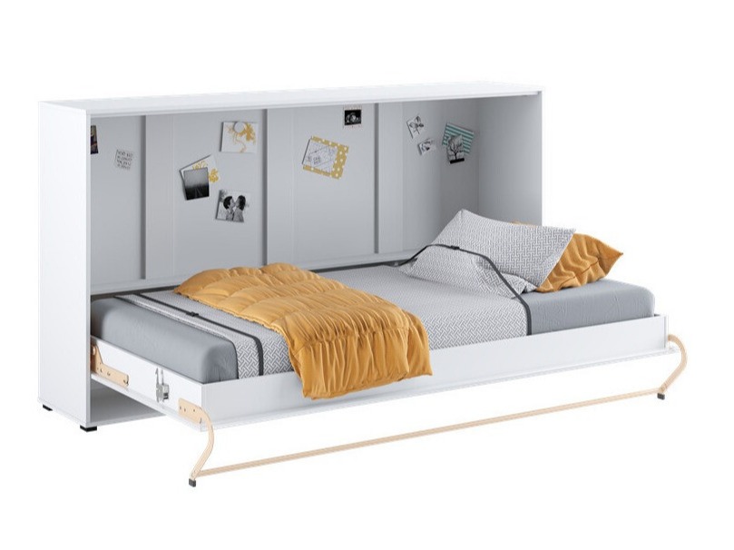 Cama rebatível Concept Pro Lenart IV (Branco + Branco brilhante)