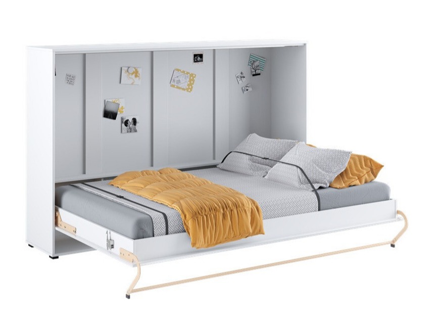 Cama rebatível Concept Pro Lenart Levfere 109 (Branco + Branco brilhante)