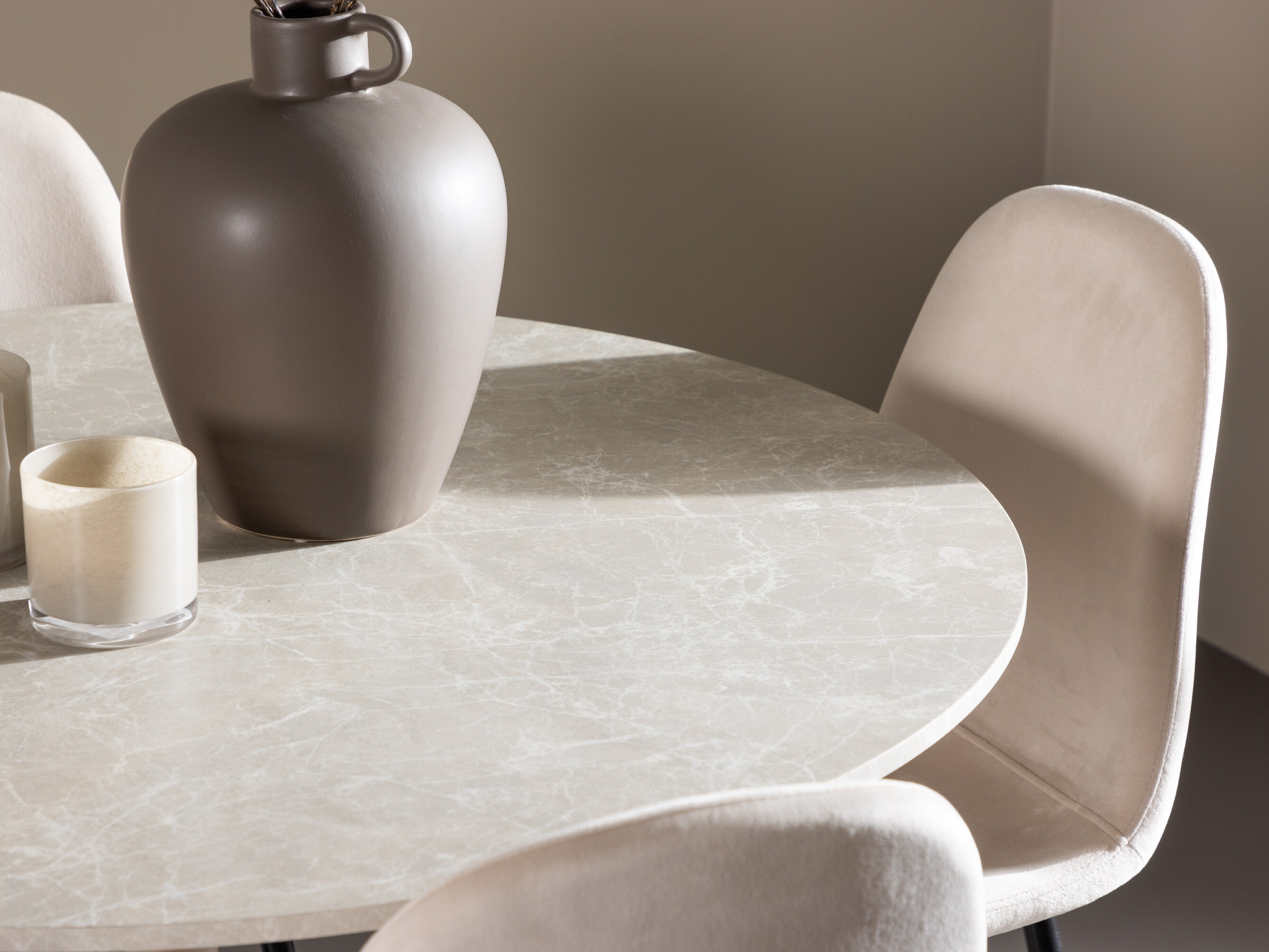 Conjunto para refeições Dallas 4867 (Preto + Bege)