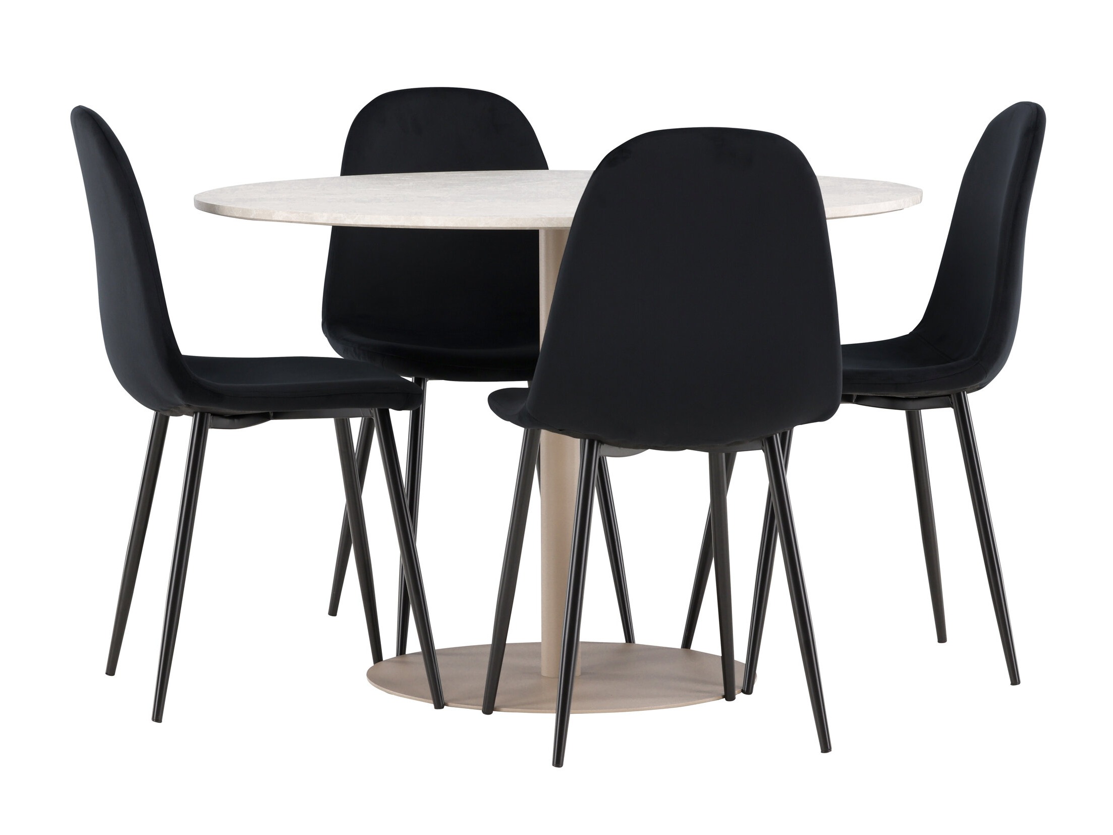 Conjunto para refeições Dallas 4867 (Preto)