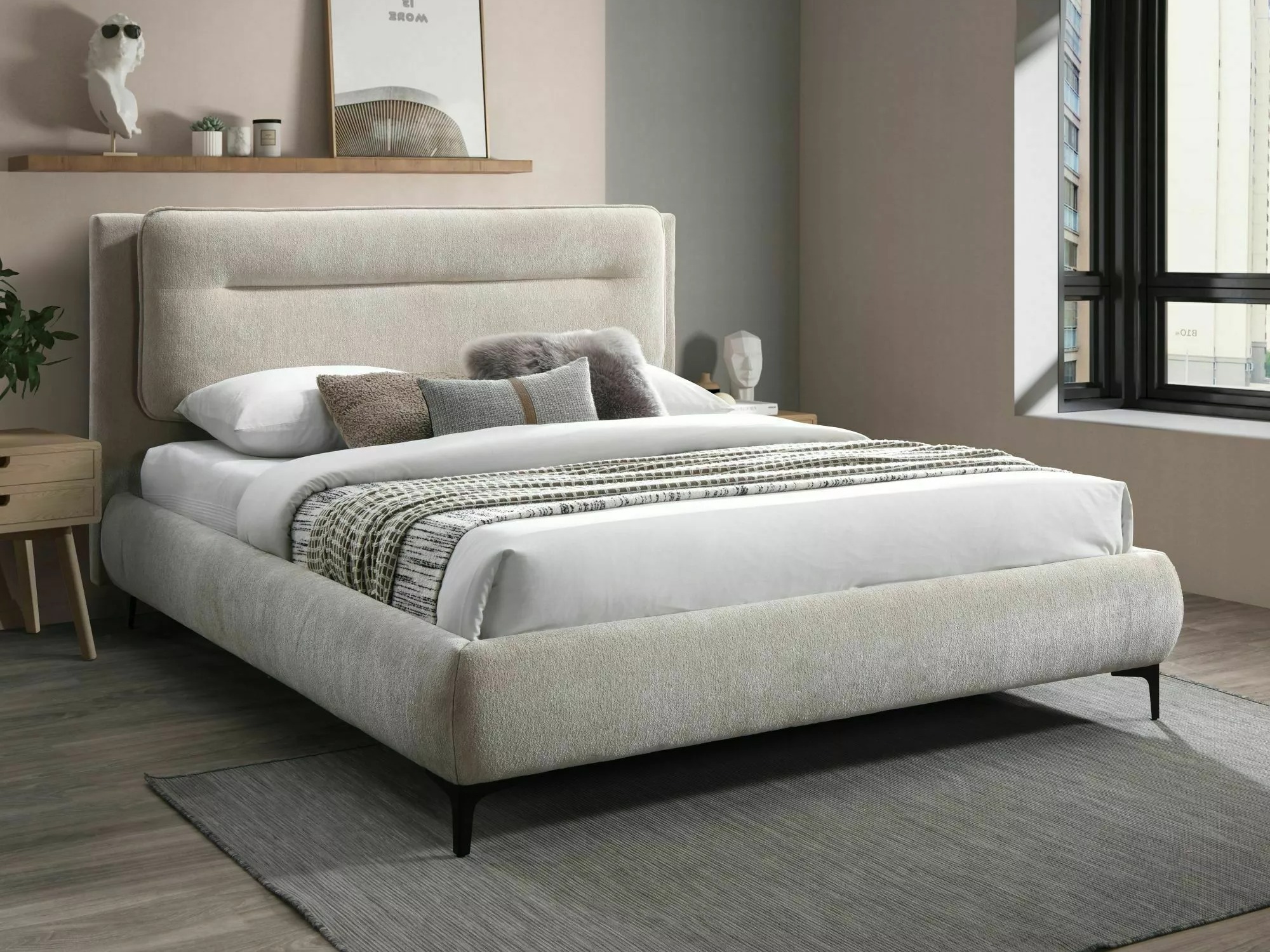 Cama Detroit 786 (Bege claro)