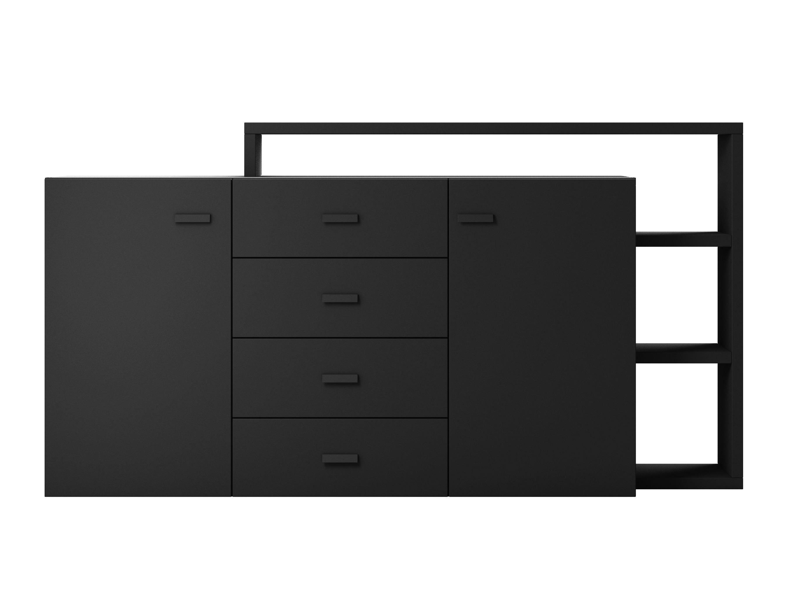 Cómoda Lutiva 106 (Preto matte)