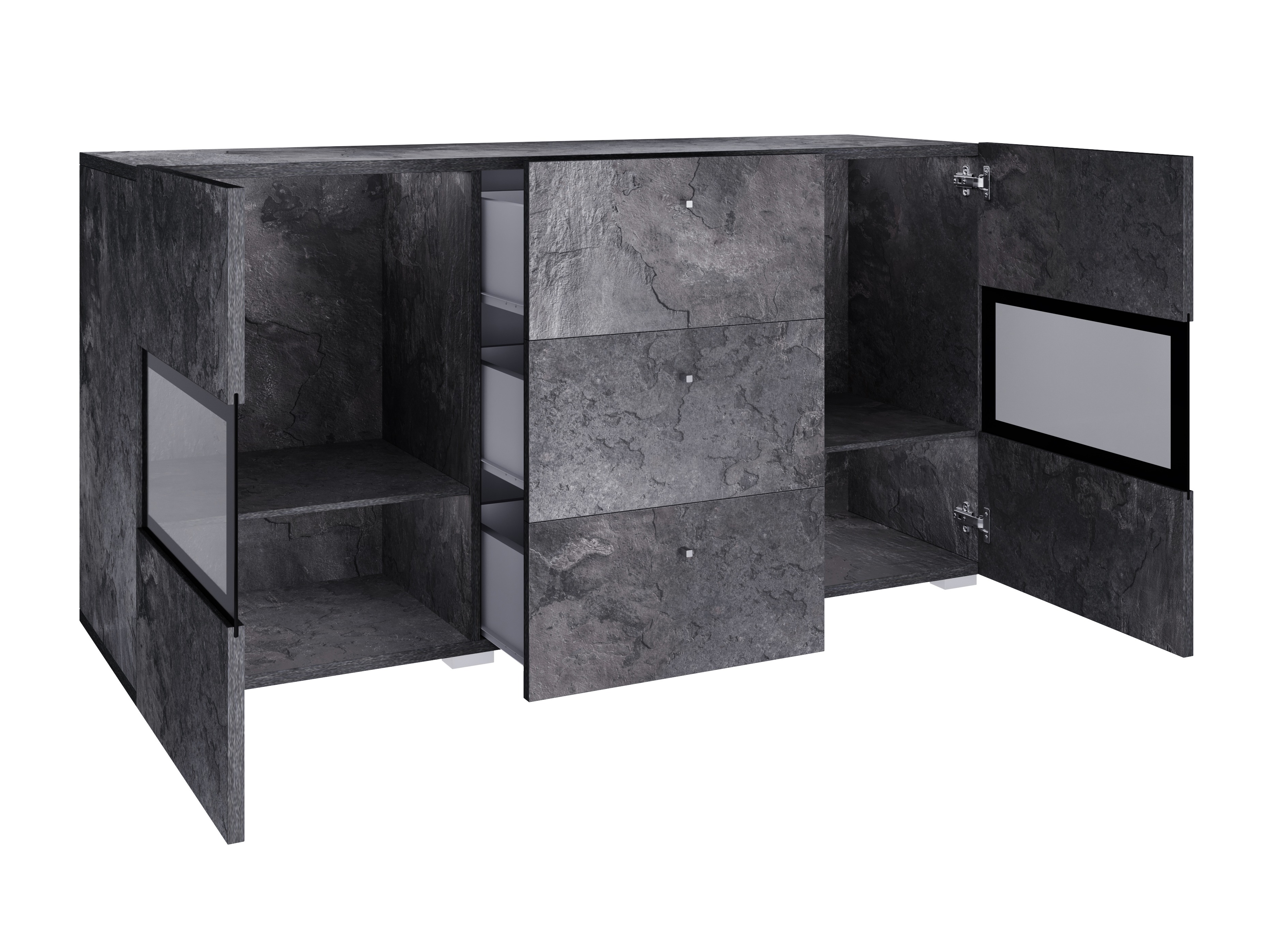Cómoda Serodeu 101 (Concreto escuro)