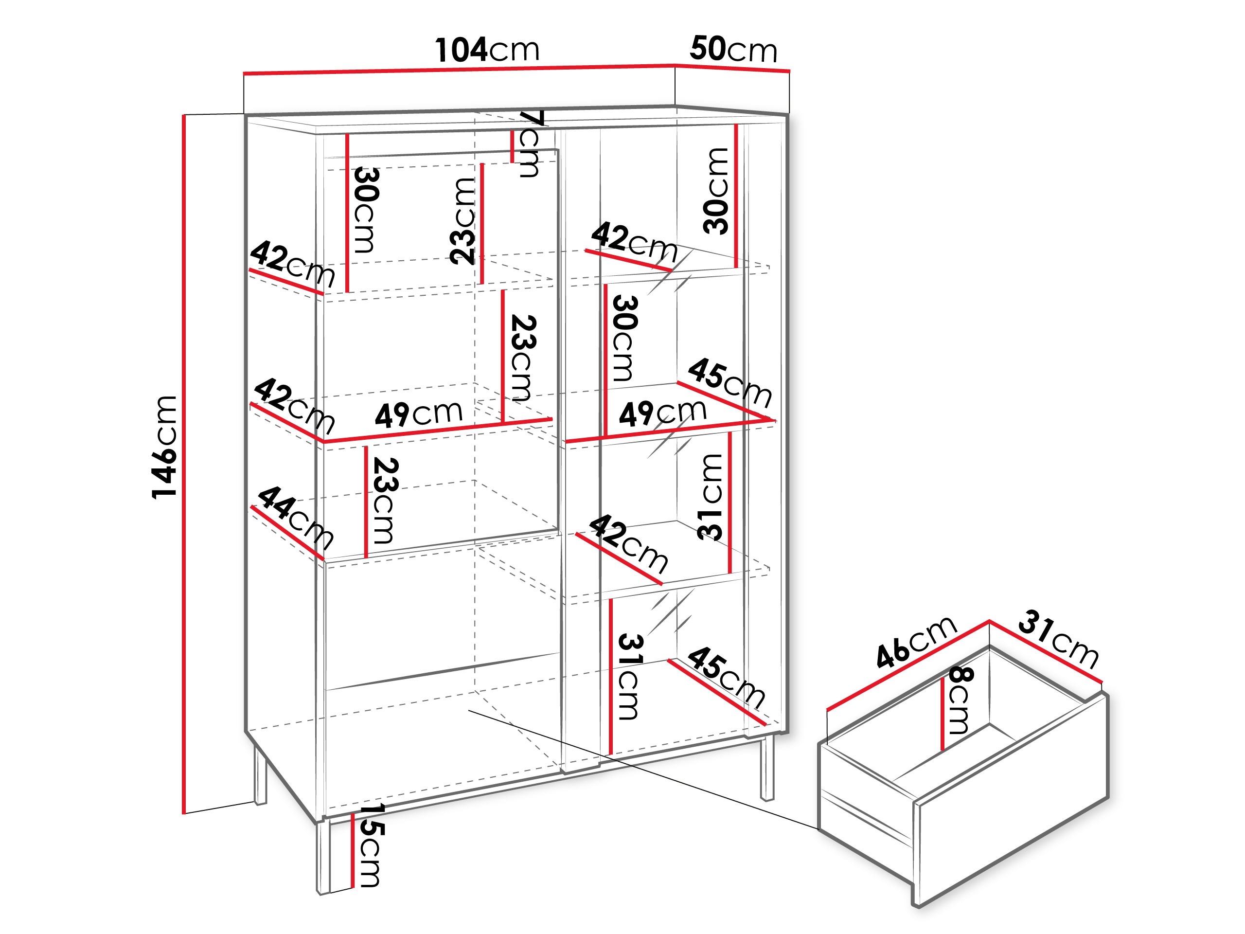 Estante Comfivo Delruva (Branco)