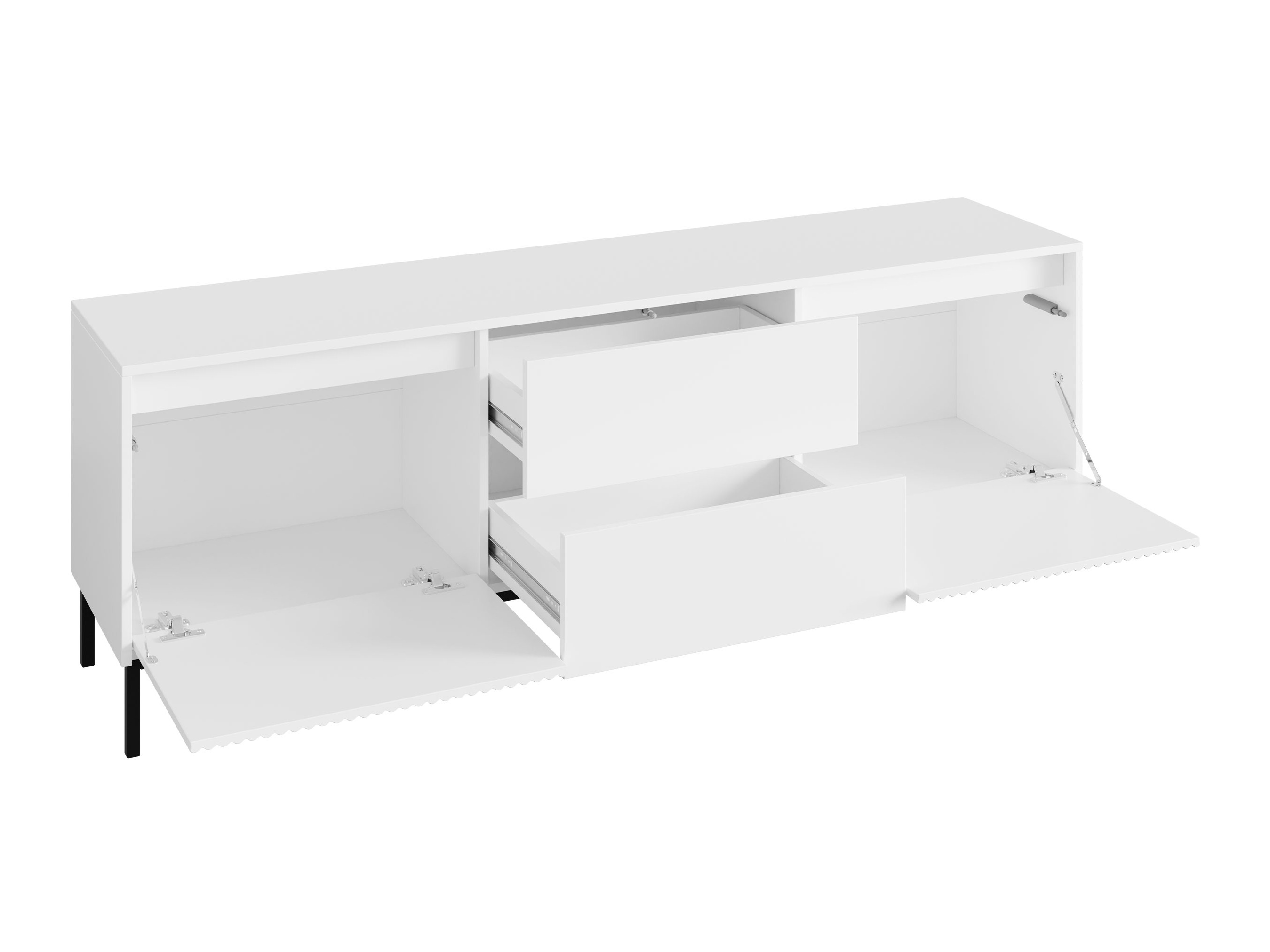 Conjunto para sala de estar Comfivo Delruva V (Preto)