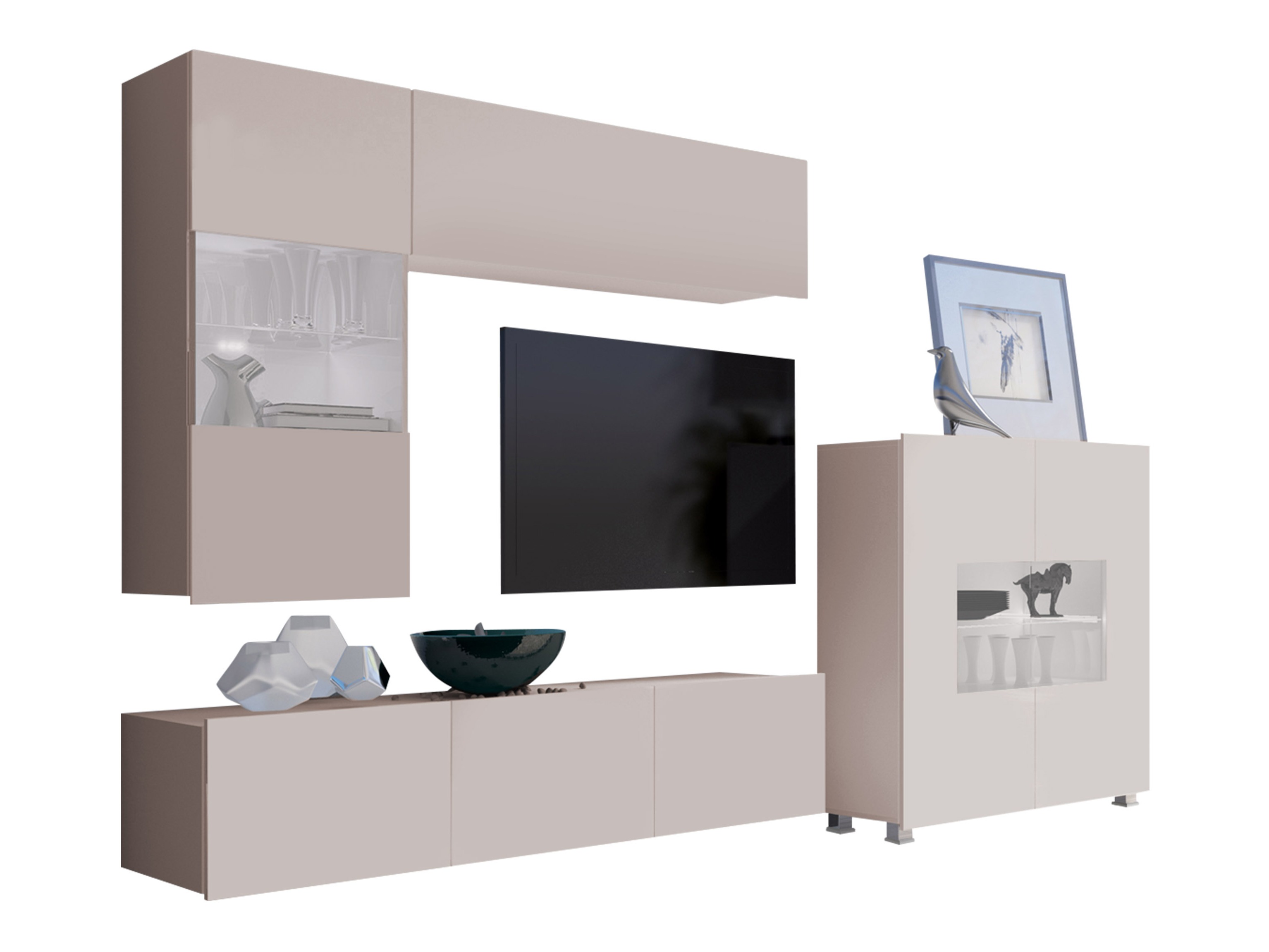 Conjunto para sala de estar Remus III (Caxemira)