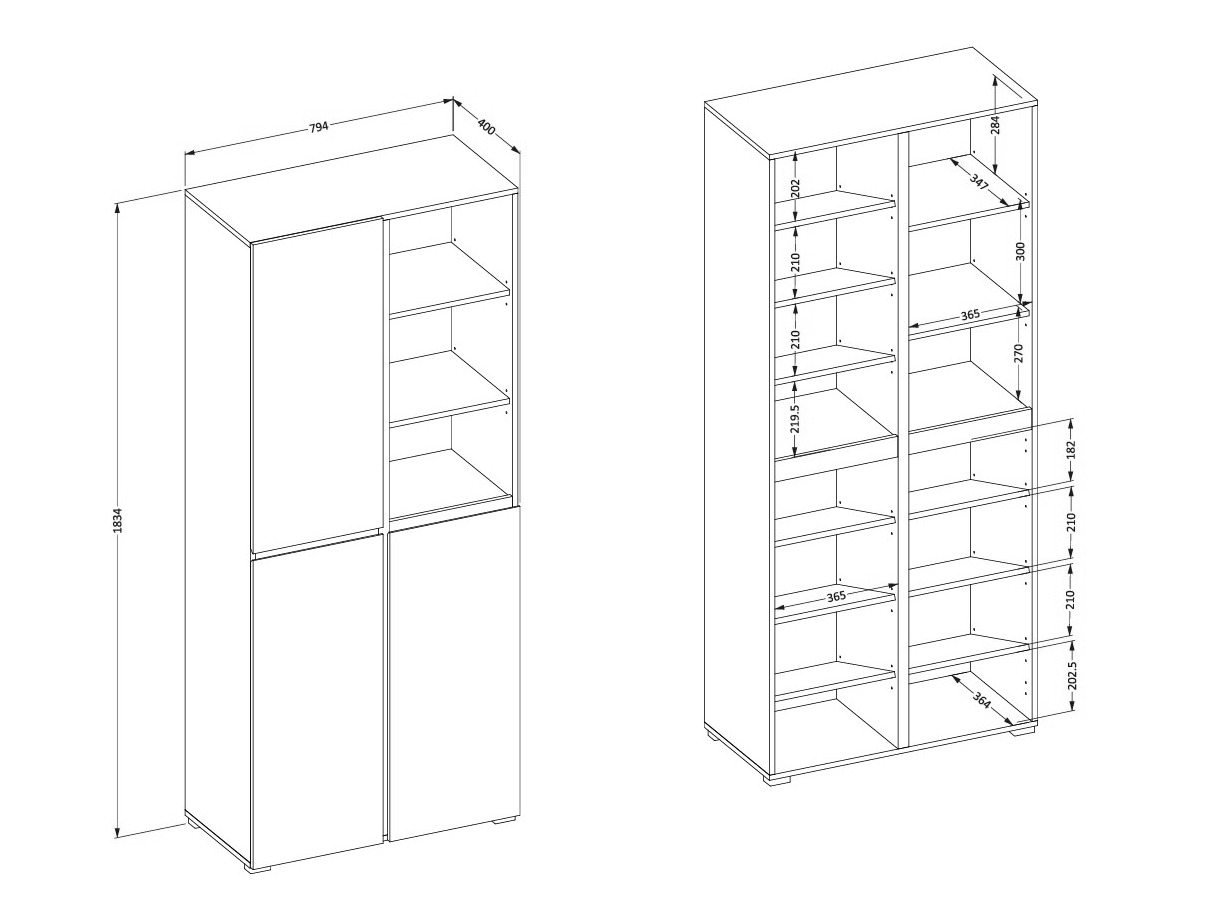 Sapateira Alfere 116 (Branco)
