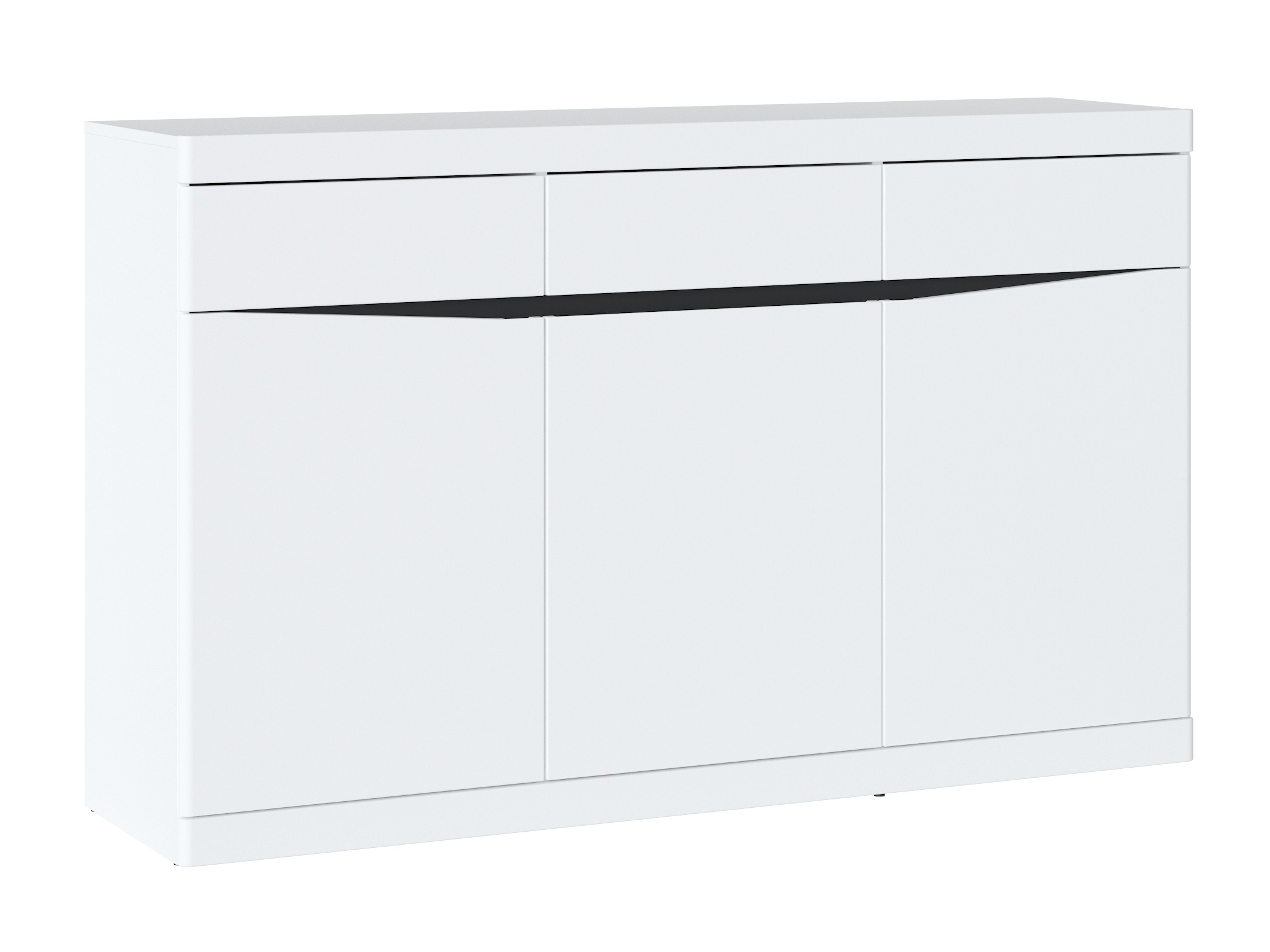 Cómoda Venlori 123 (Branco + Grafite)