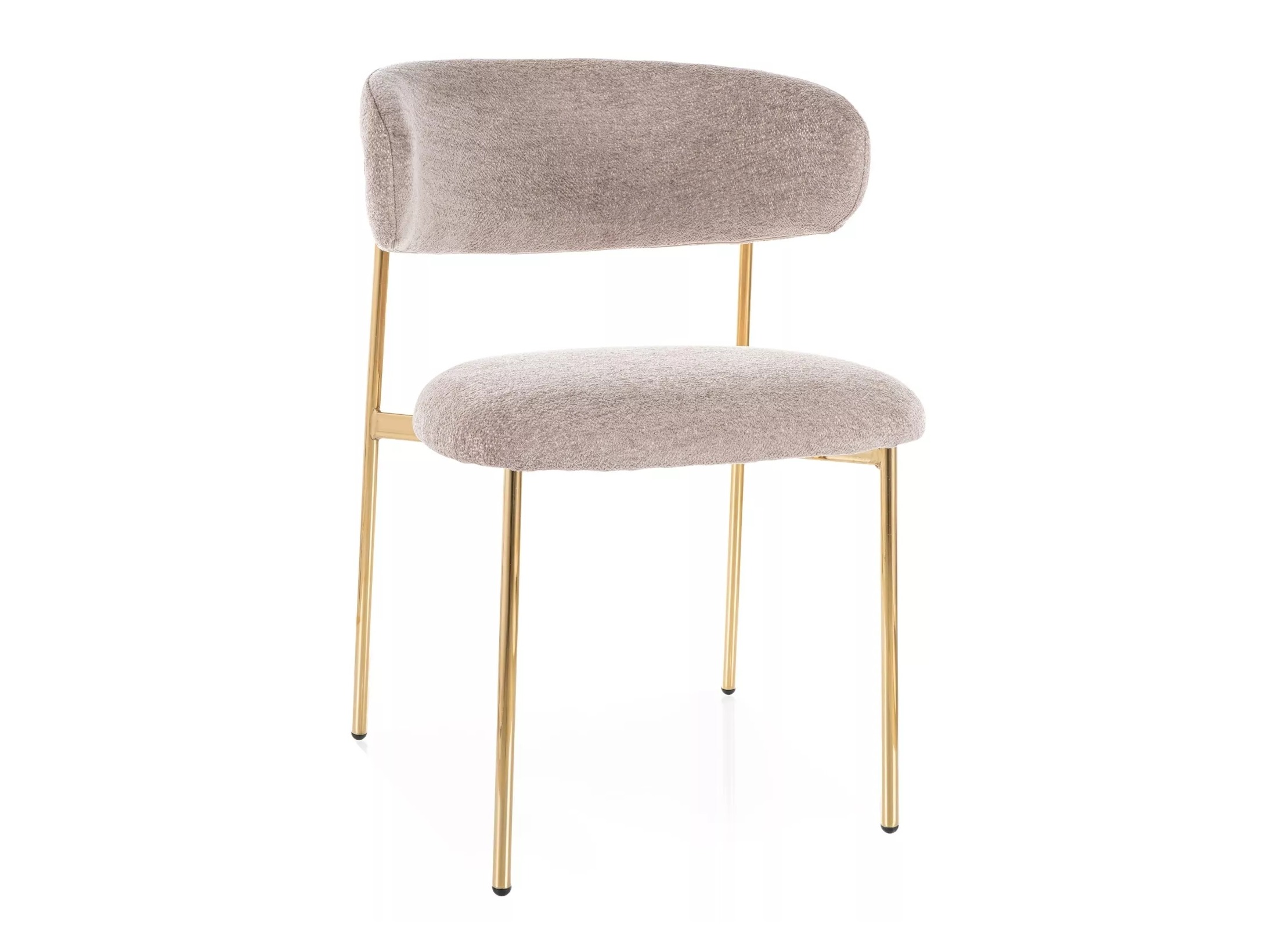 Cadeira Detroit 802 (Bege + Dourado)