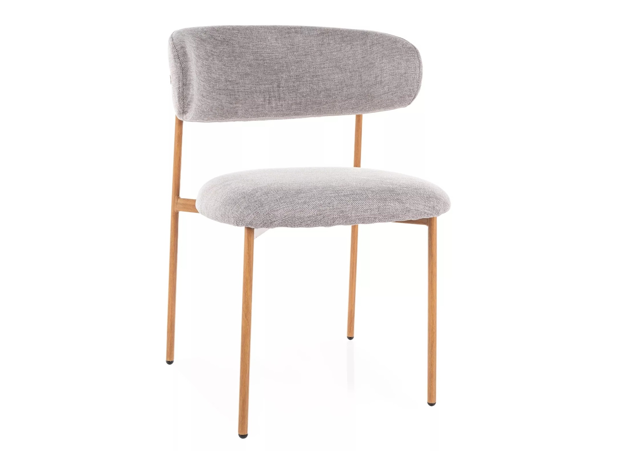 Cadeira Detroit 802 (Cinzento + Carvalho)