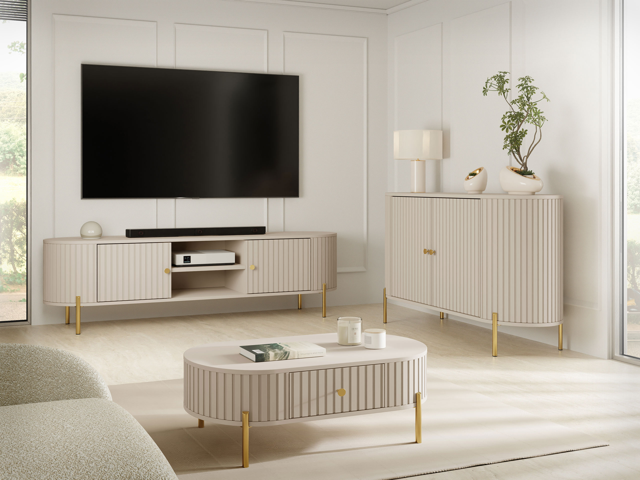 Conjunto para sala de estar Comfivo Mirsoni II