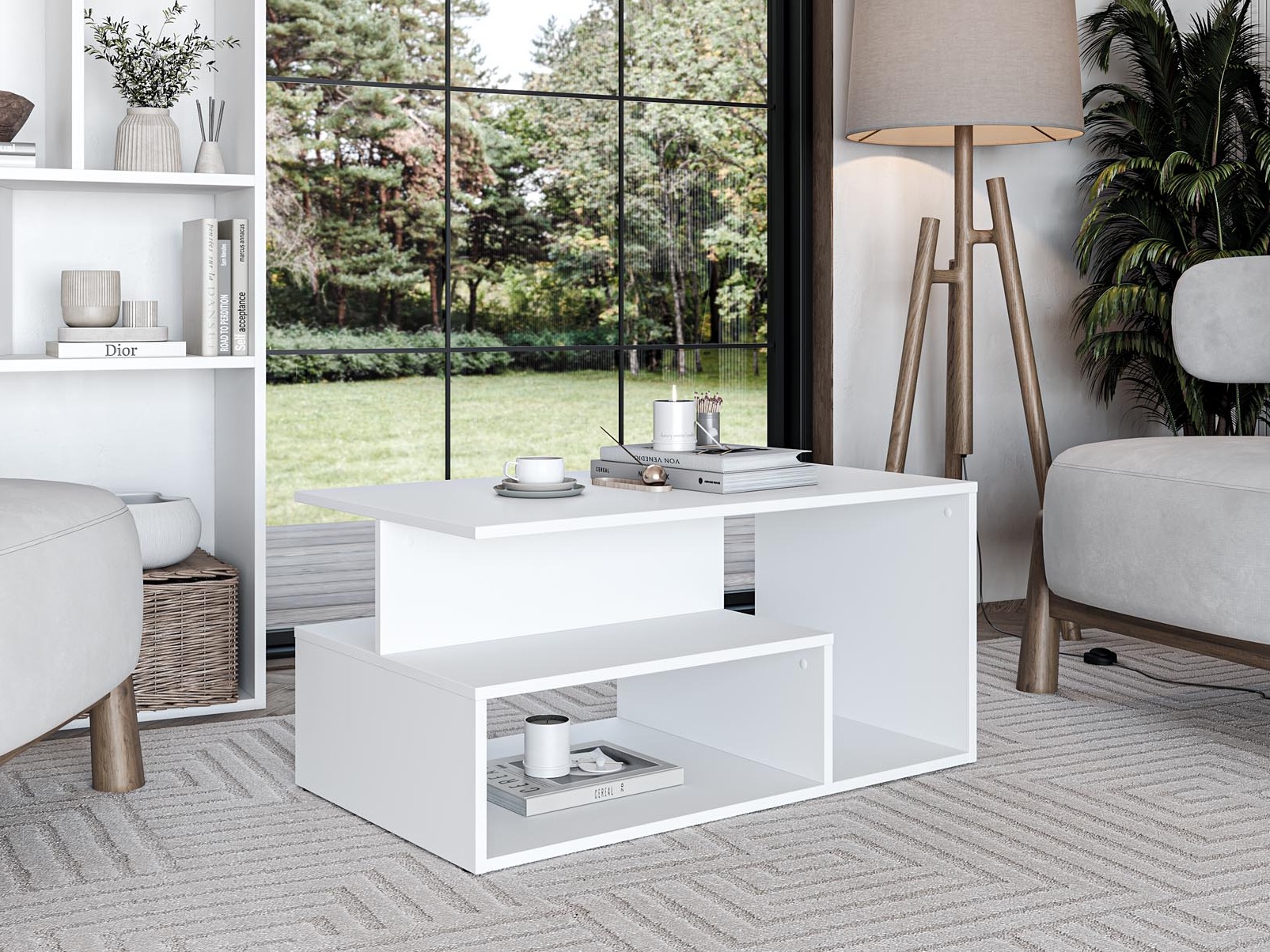 Mesa de centro Houston 1991 (Branco)