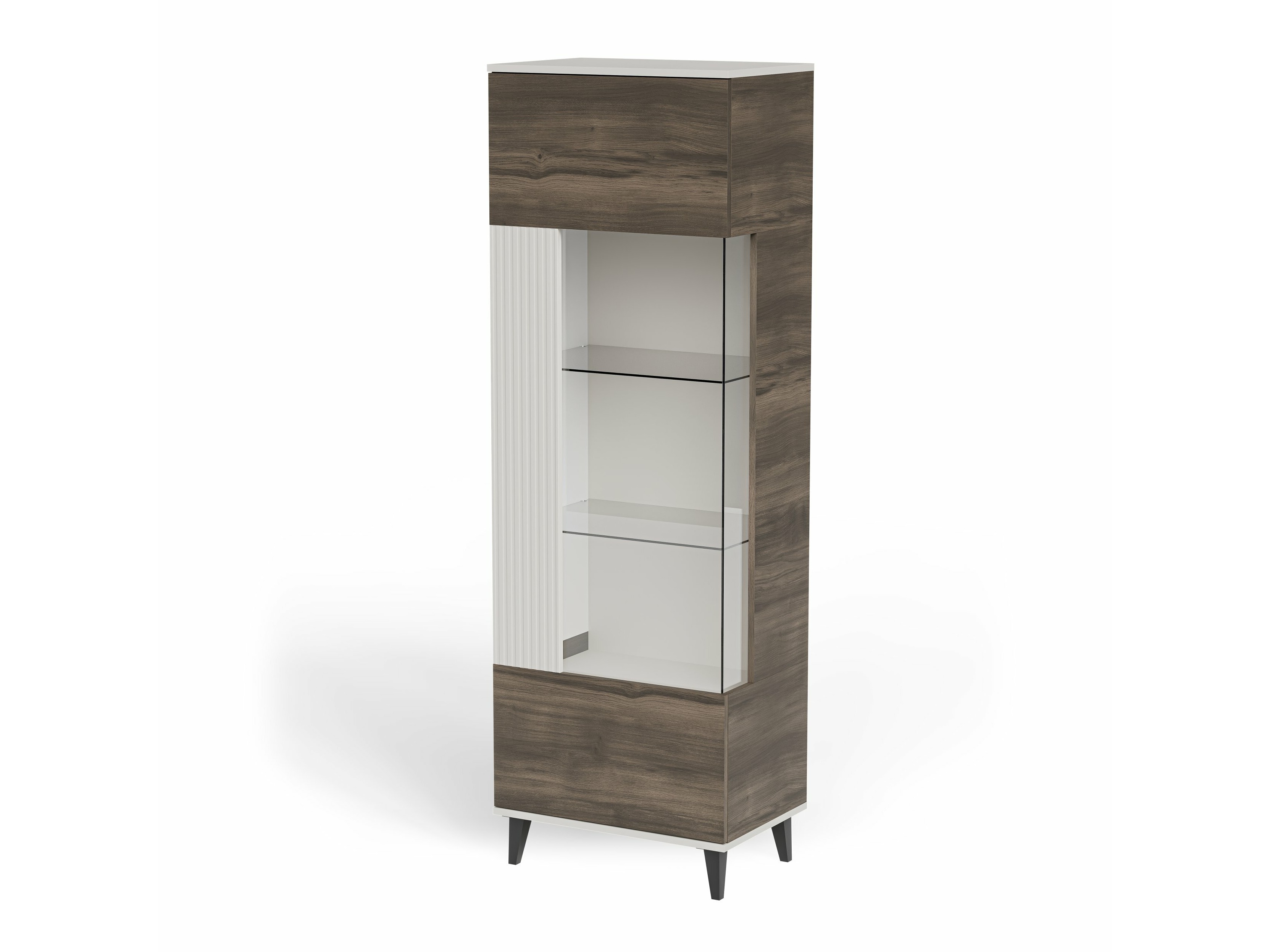 Estante Luelia 112 (Nogueira + Caxemira)