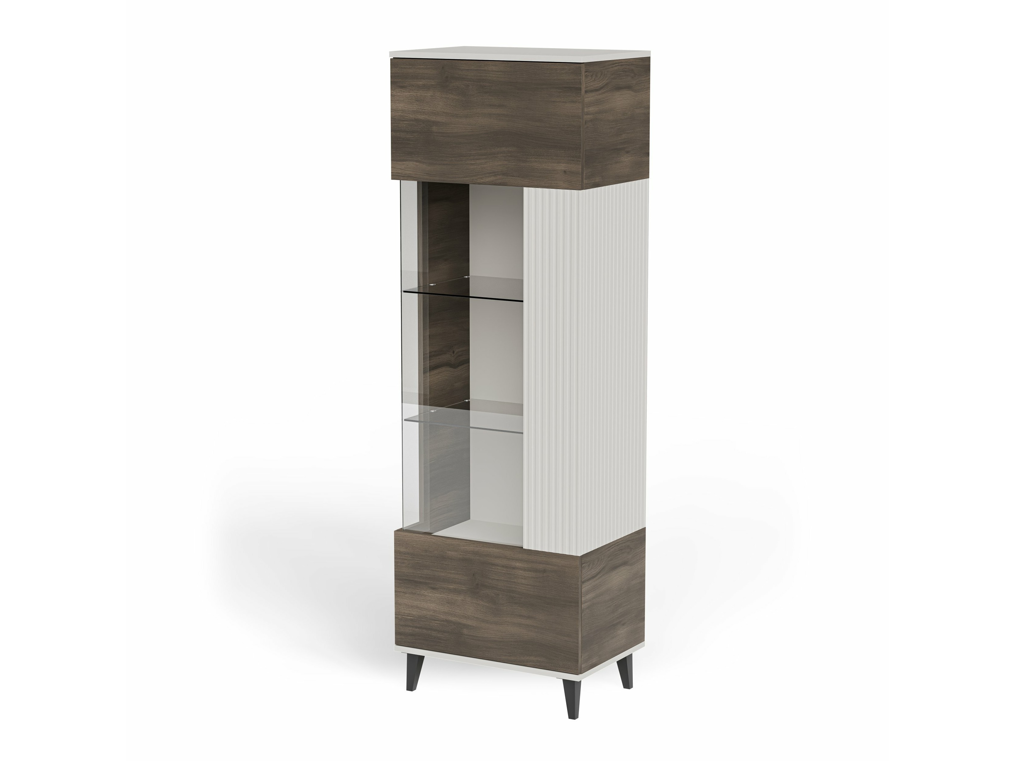 Estante Luelia 112 (Nogueira + Caxemira)