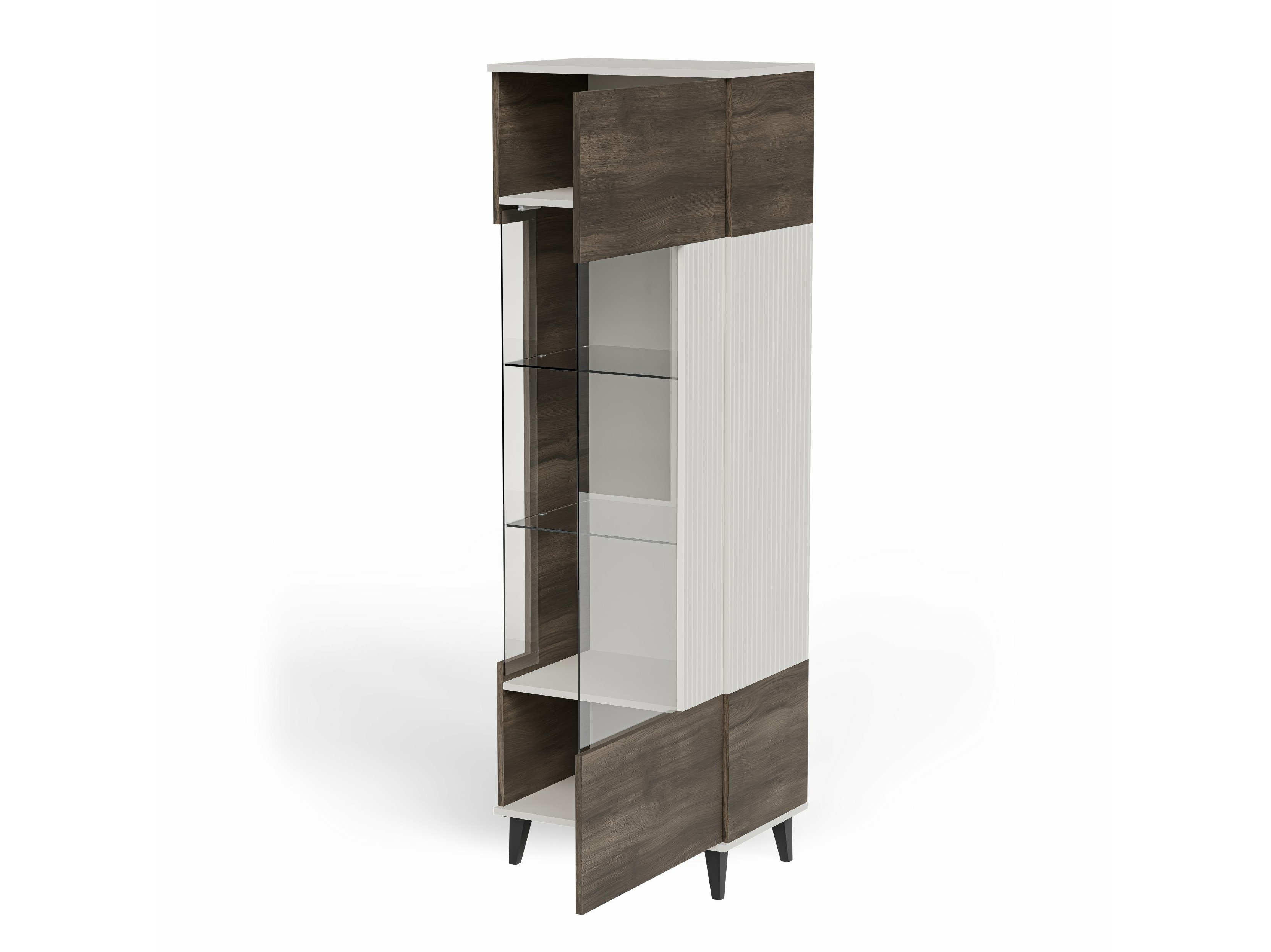 Estante Luelia 112 (Nogueira + Caxemira)