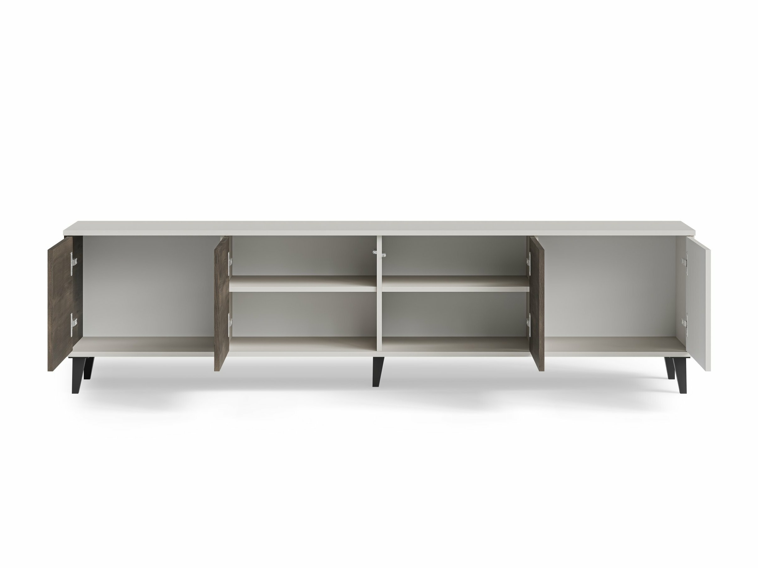 Móvel de TV Luelia 114 (Nogueira + Caxemira)