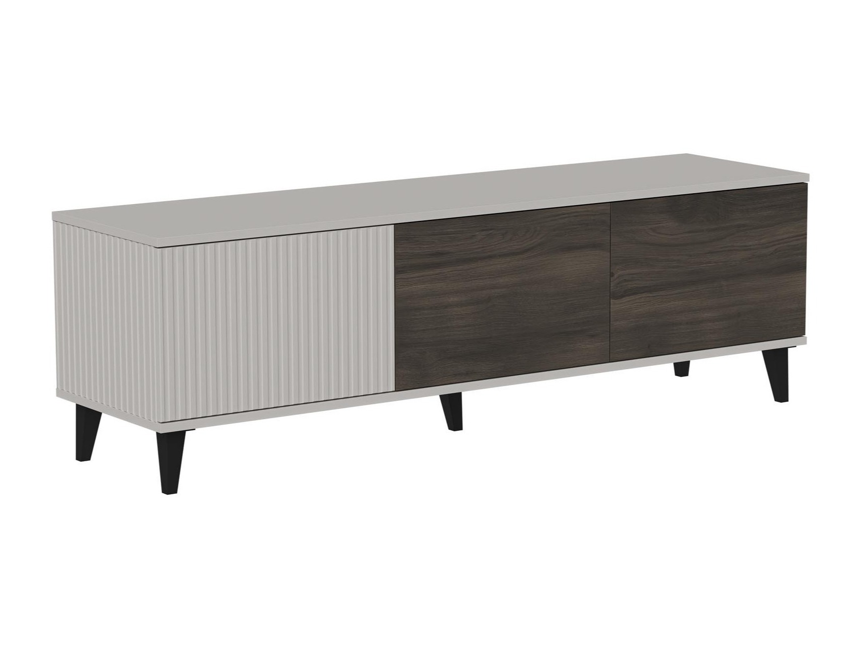 Móvel de TV Luelia 115 (Nogueira + Caxemira)