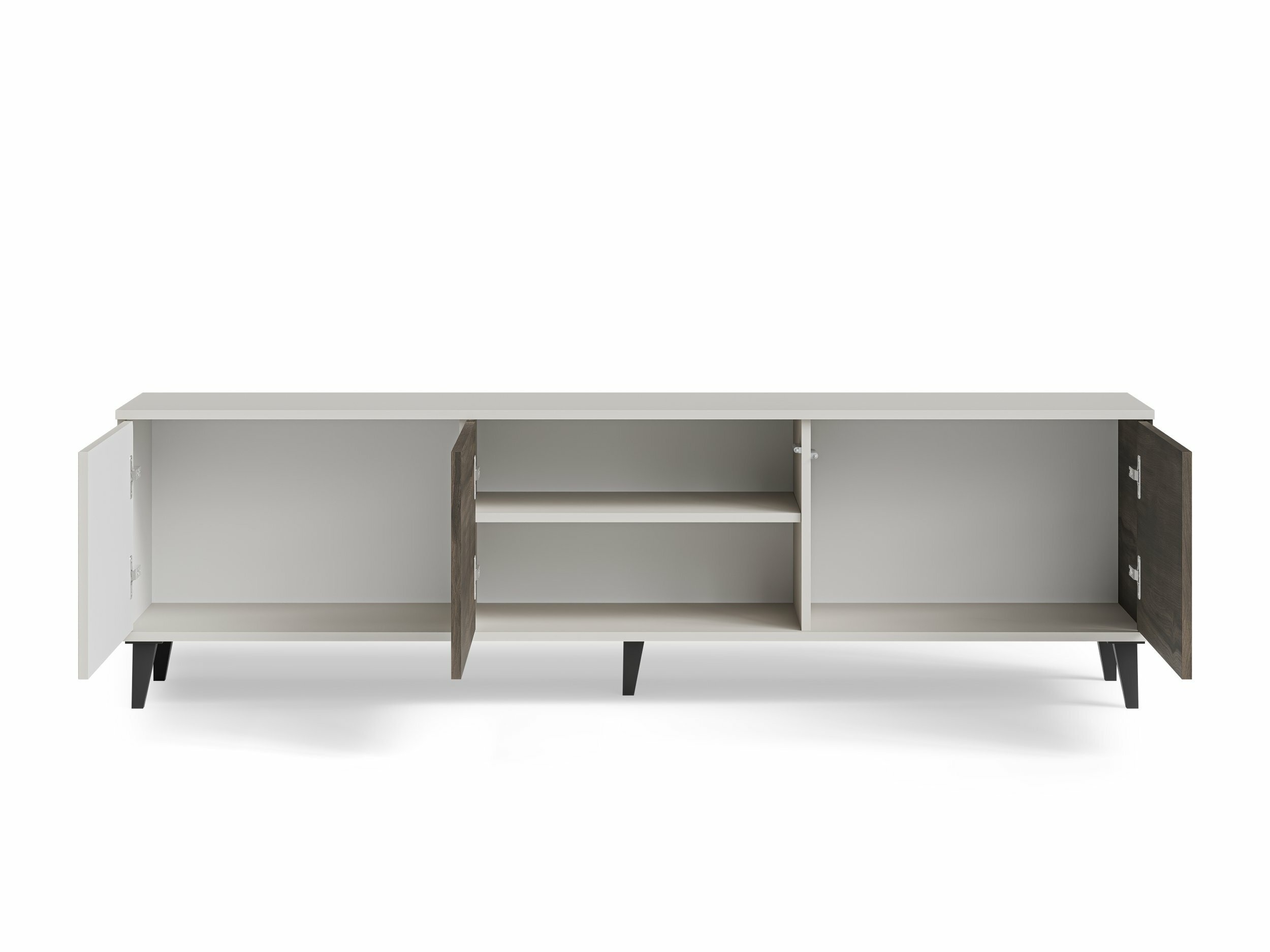 Móvel de TV Luelia 115 (Nogueira + Caxemira)