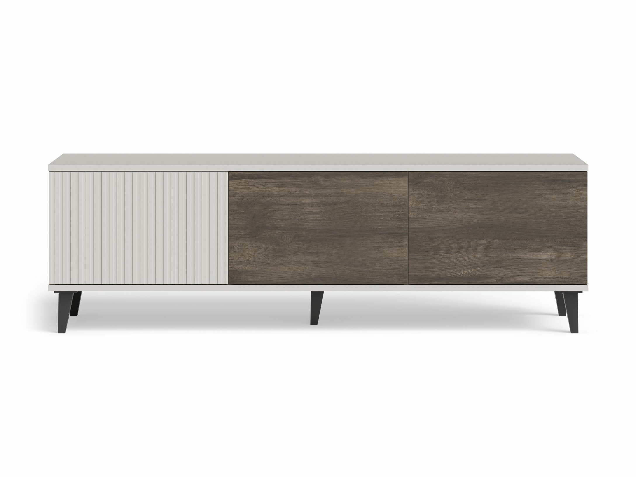 Móvel de TV Luelia 116 (Nogueira + Caxemira)