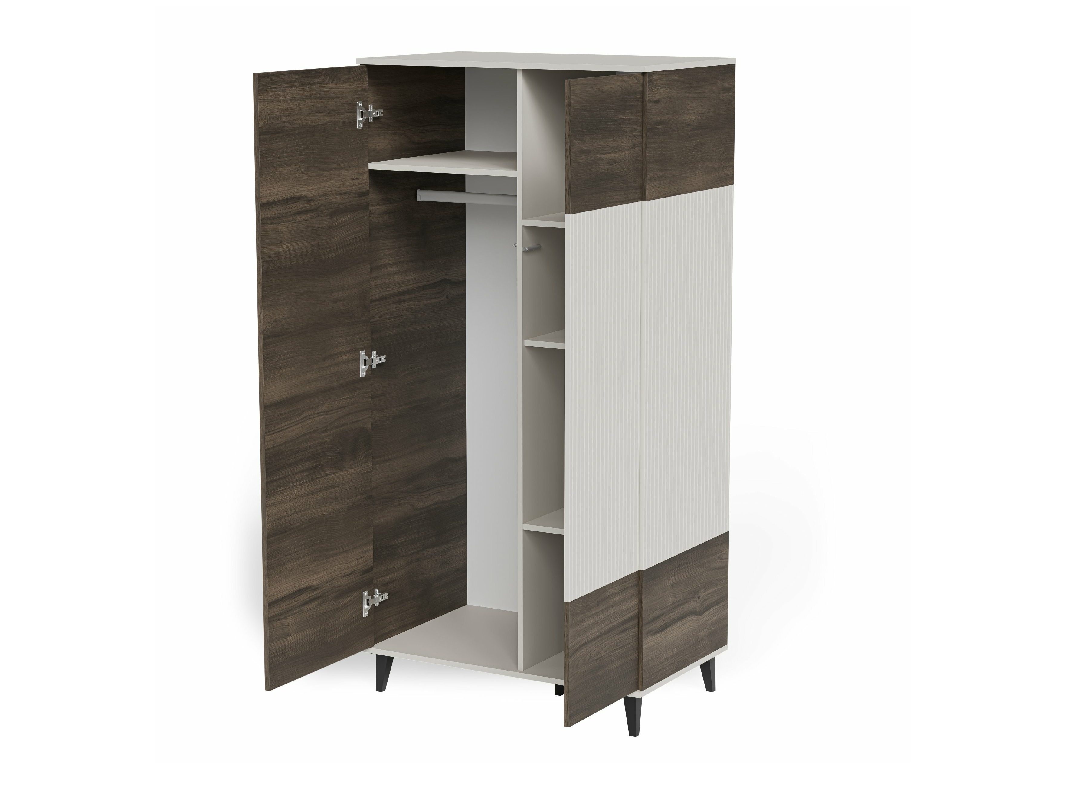Roupeiro Luelia 113 (Nogueira + Caxemira)