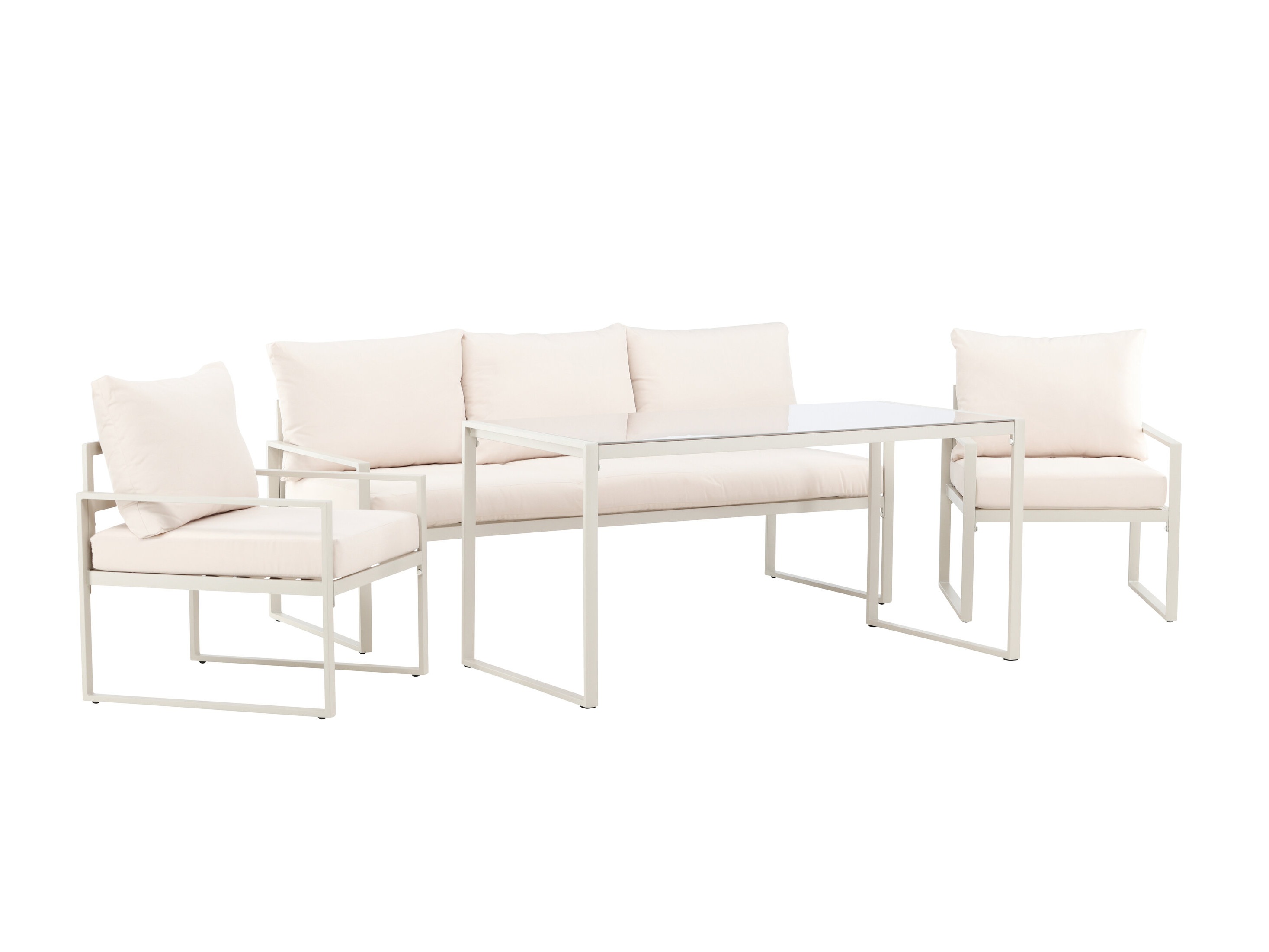 Conjunto de mobiliário para o exterior Dallas 4733 (Bege)