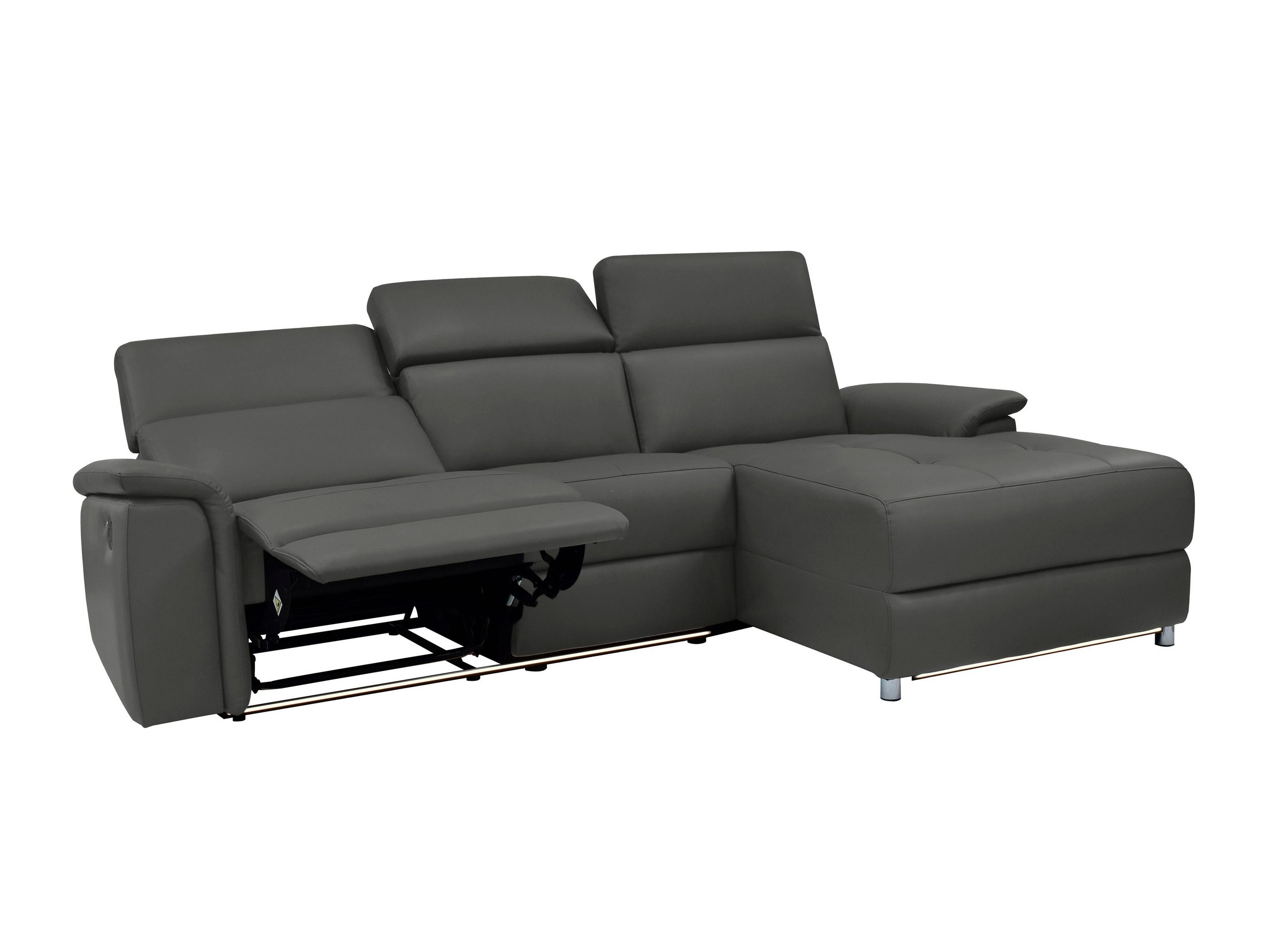 Reclinável de ângulo suave Beldalo 105 (Preto)