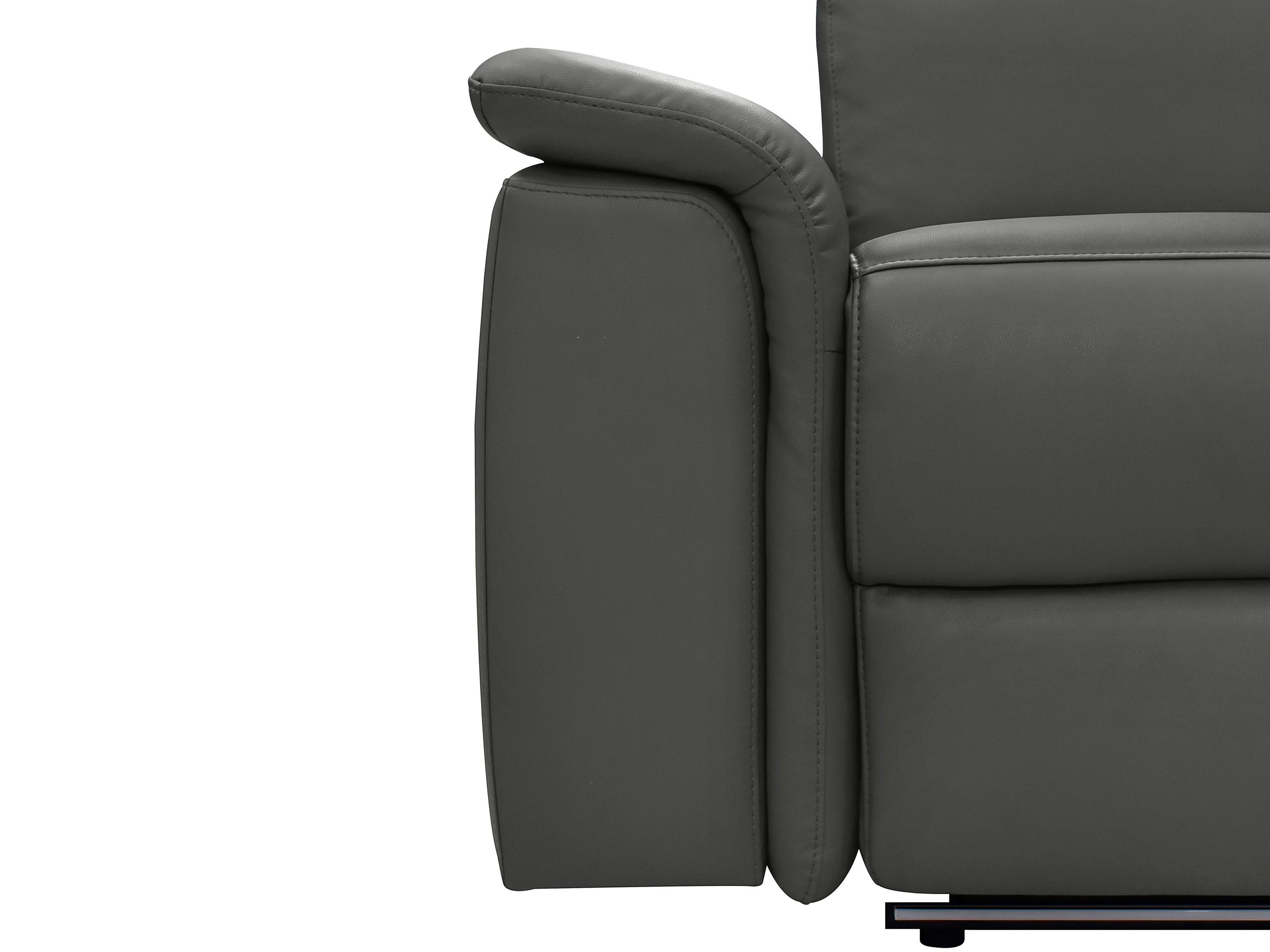 Reclinável de ângulo suave Beldalo 105 (Preto)