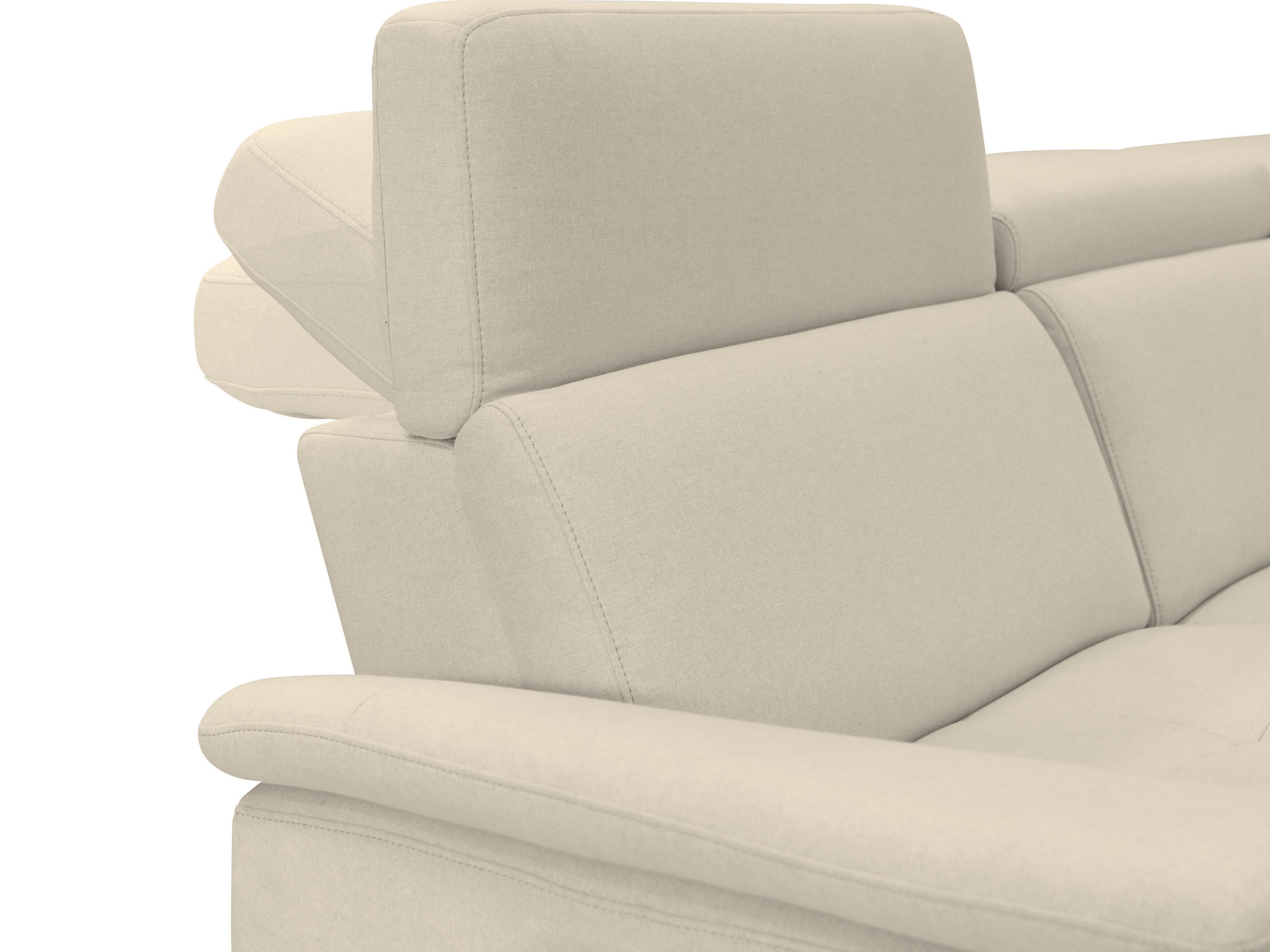 Reclinável de ângulo suave Beldalo 106 (Creme)
