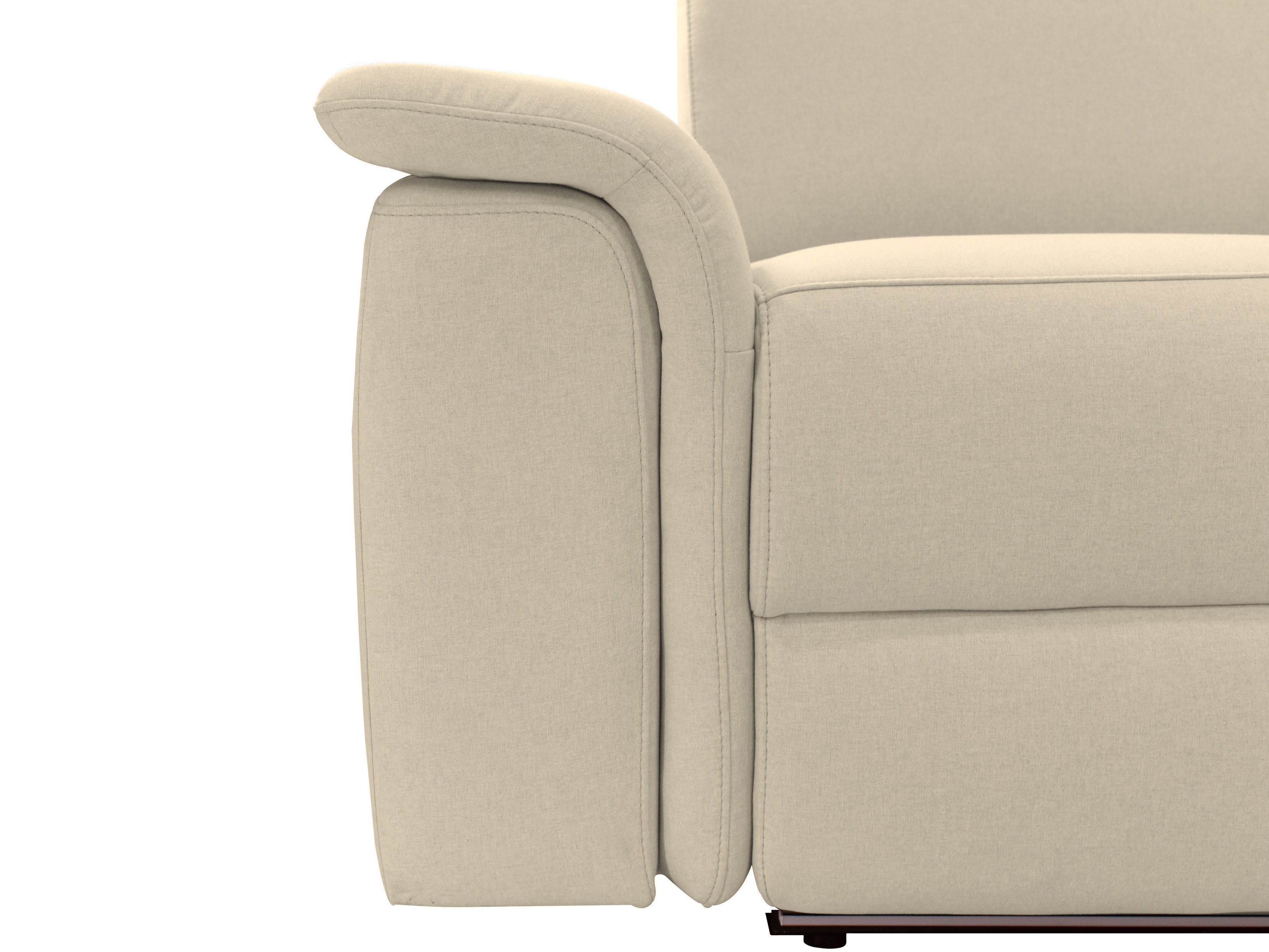 Reclinável de ângulo suave Beldalo 106 (Creme)