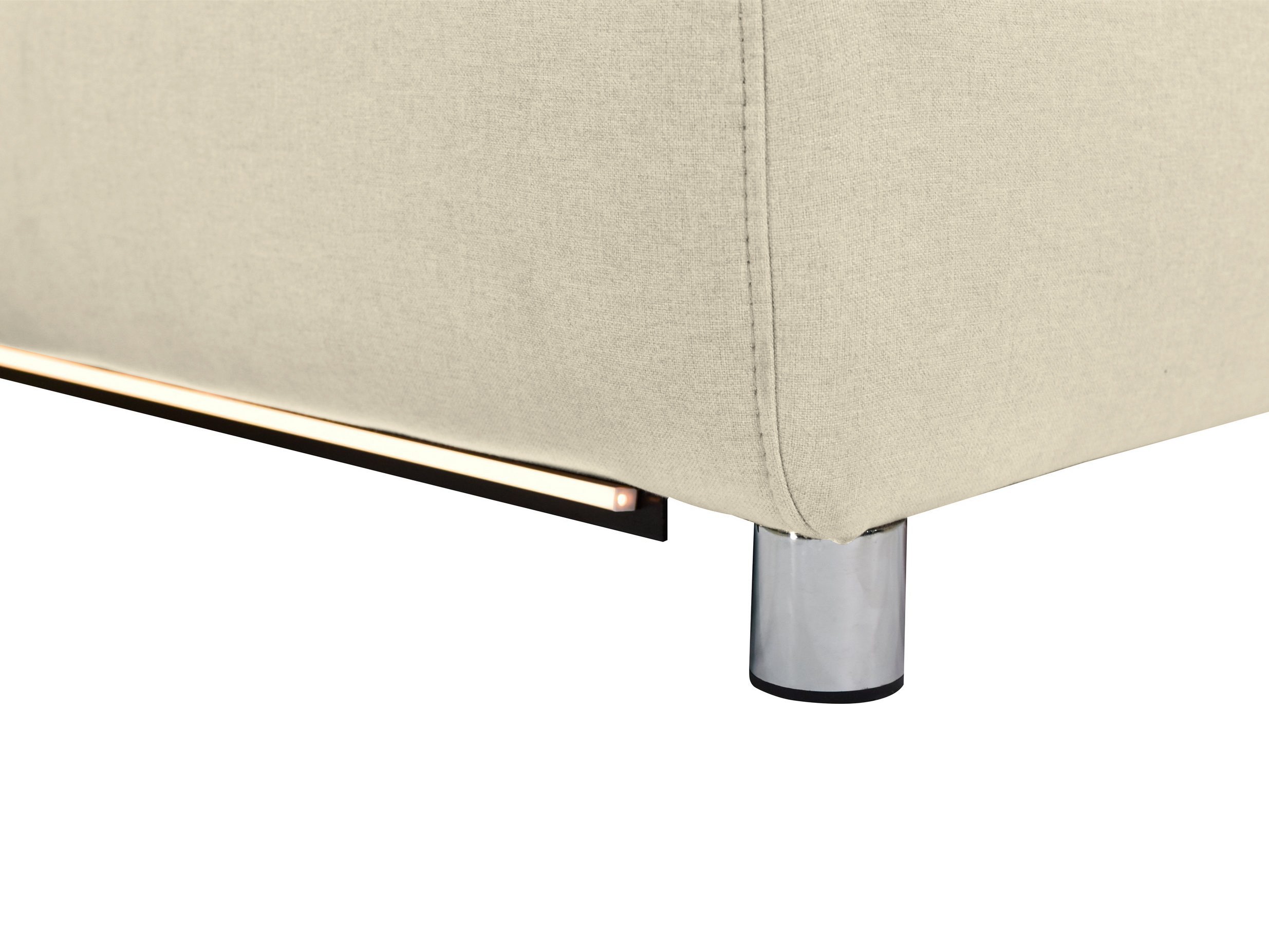 Reclinável de ângulo suave Beldalo 106 (Creme)