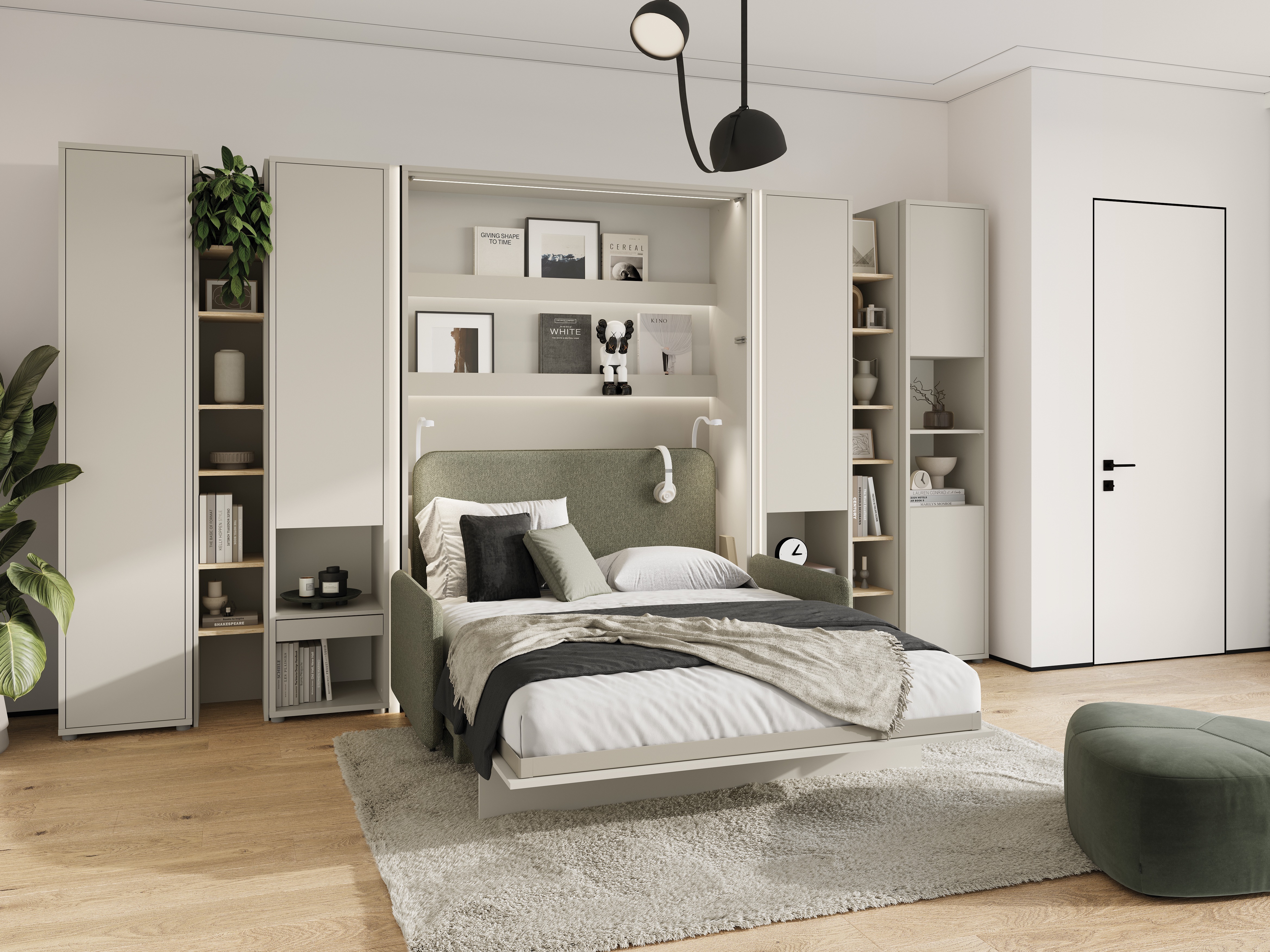 Cama rebatível Concept Lenart (Caxemira)