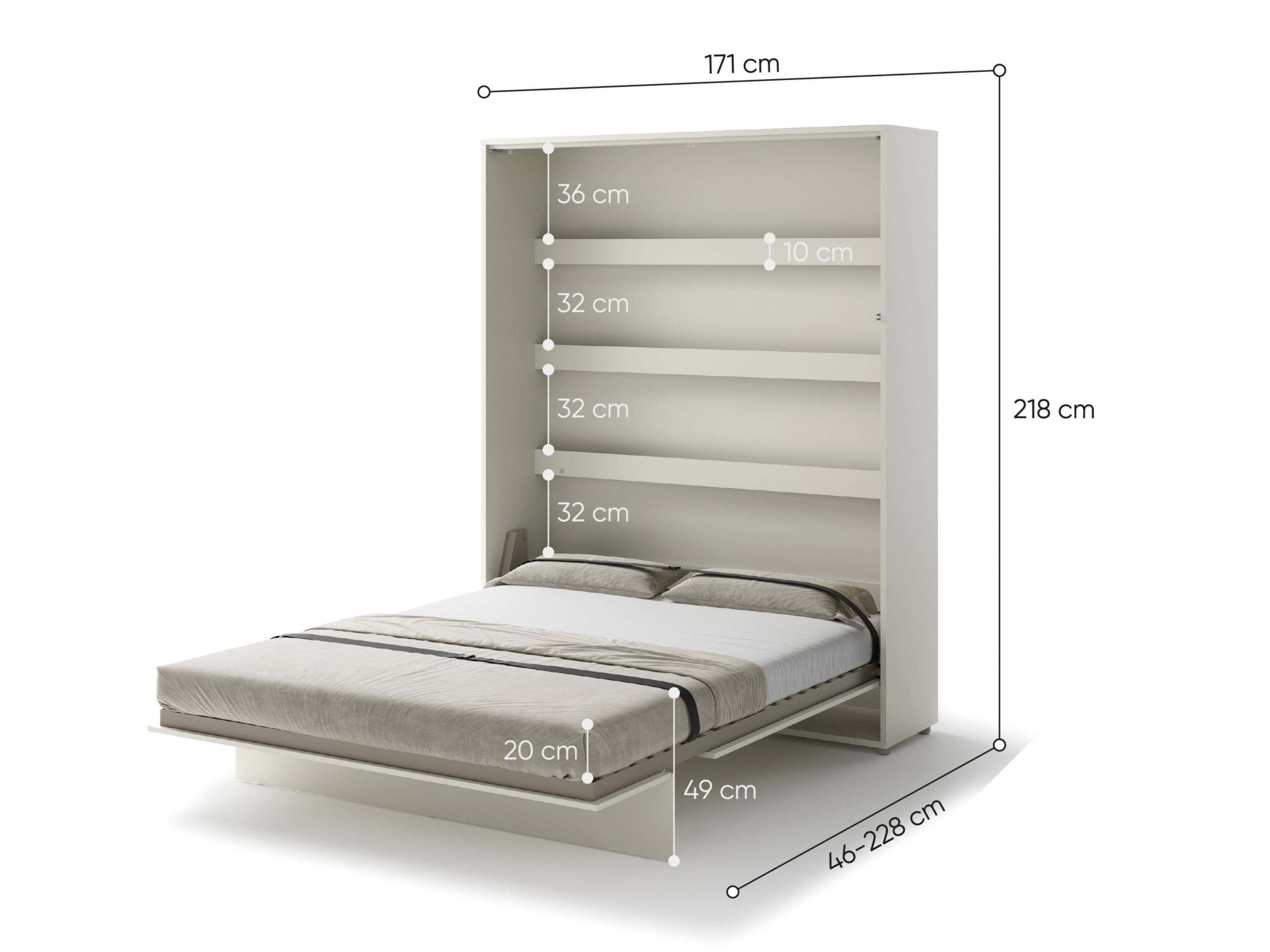 Cama rebatível Concept Lenart VII (Caxemira + Verde)