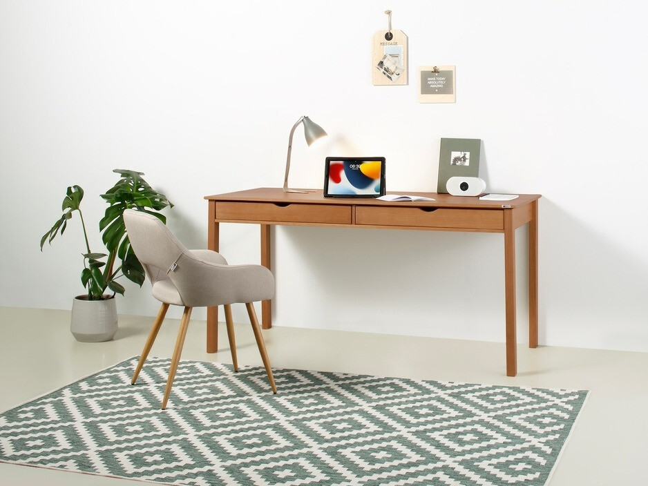 Mesa de escritório Denton 592 (Madeira clara)