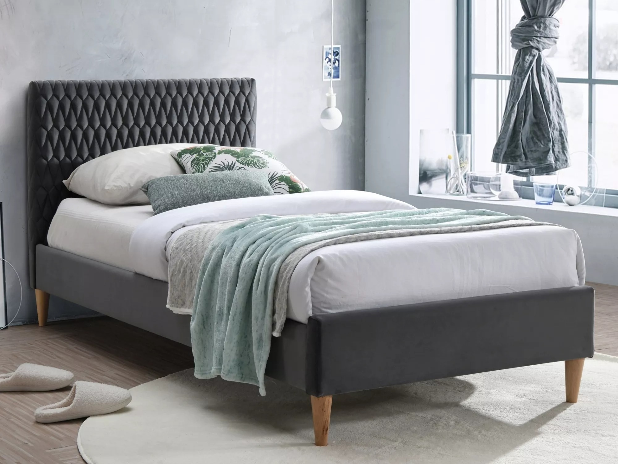 Cama Detroit 807 (Cinzento)